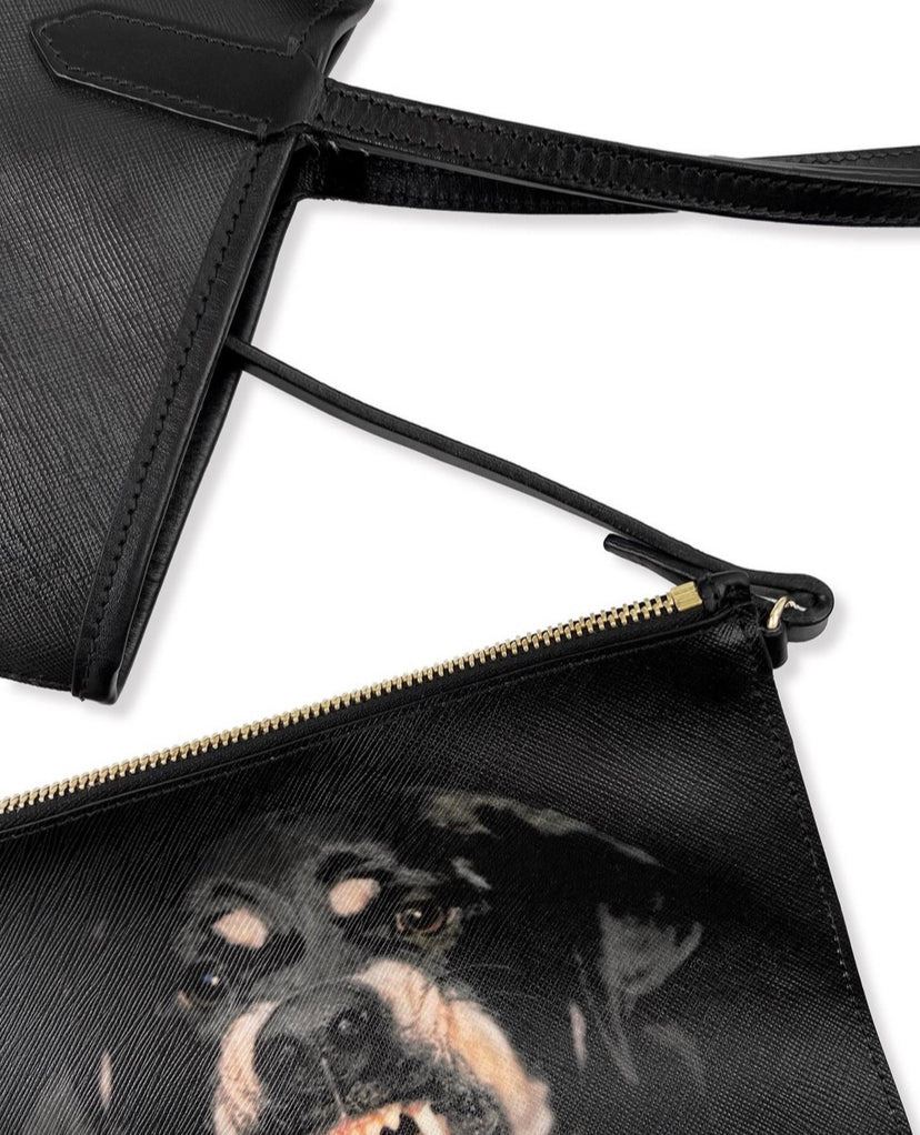 FW11 Givenchy Rottweiler Leather Antigona Handbag + Clutch
