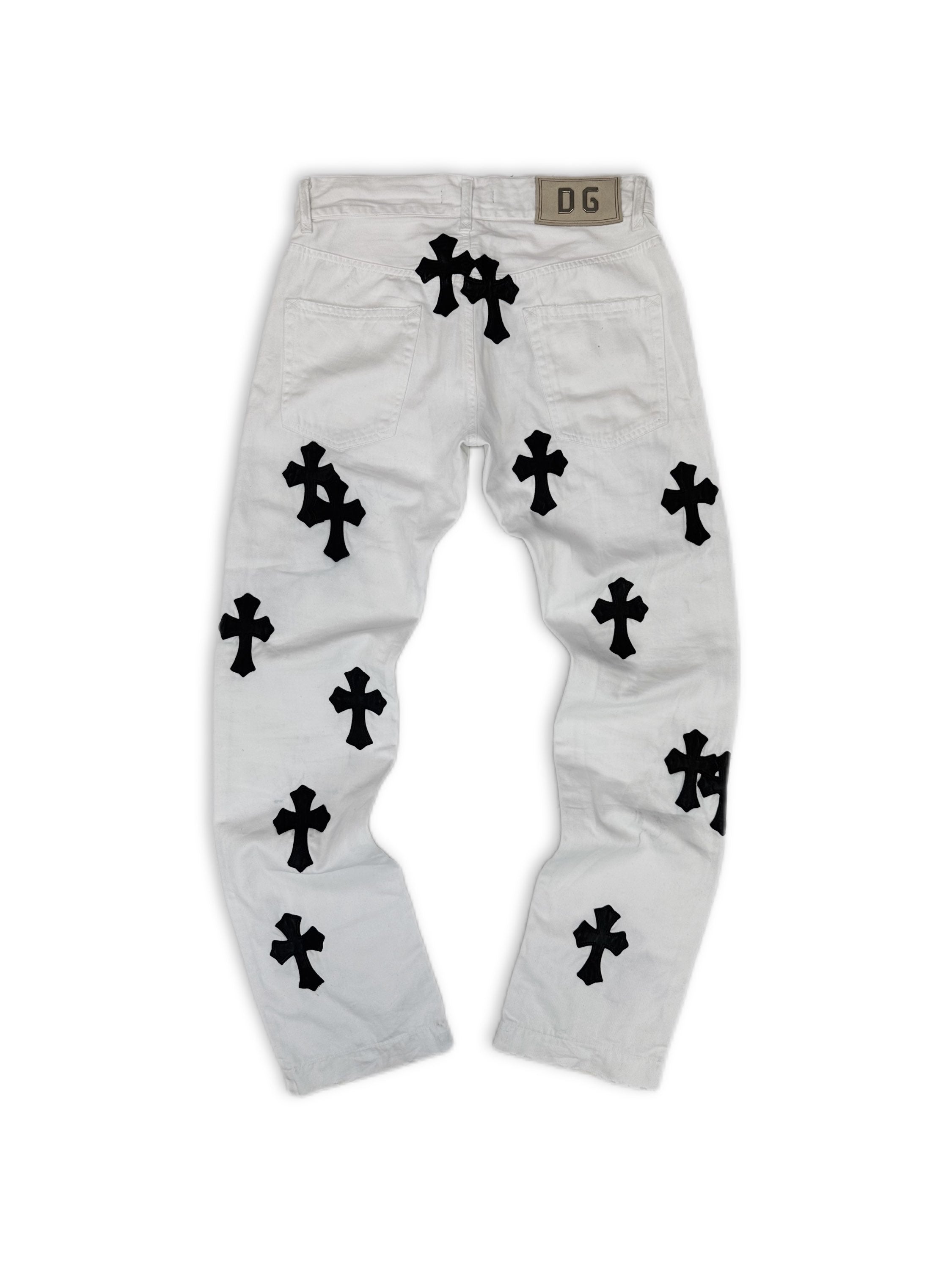 00s Chrome Hearts Custom Dolce & Gabbana Cross Denim