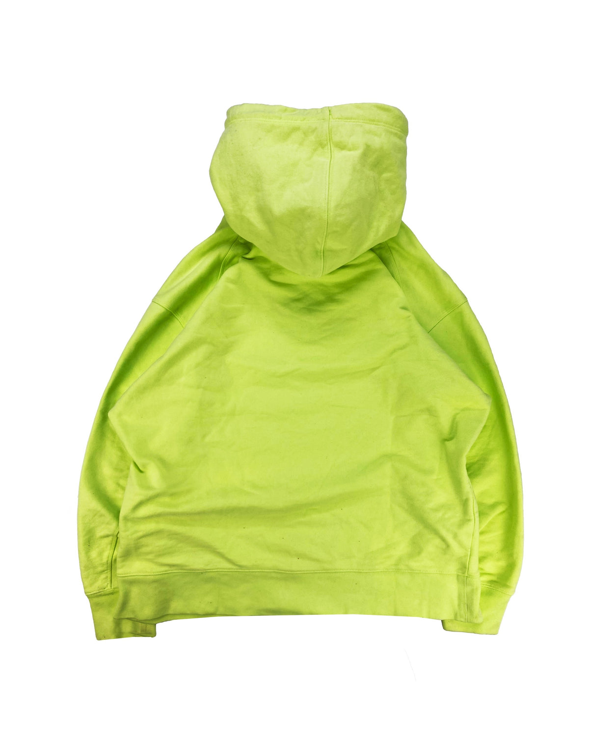 Yohji Yamamoto Y-3 x Adidas Neon Green Heavyweight Logo Hoodie