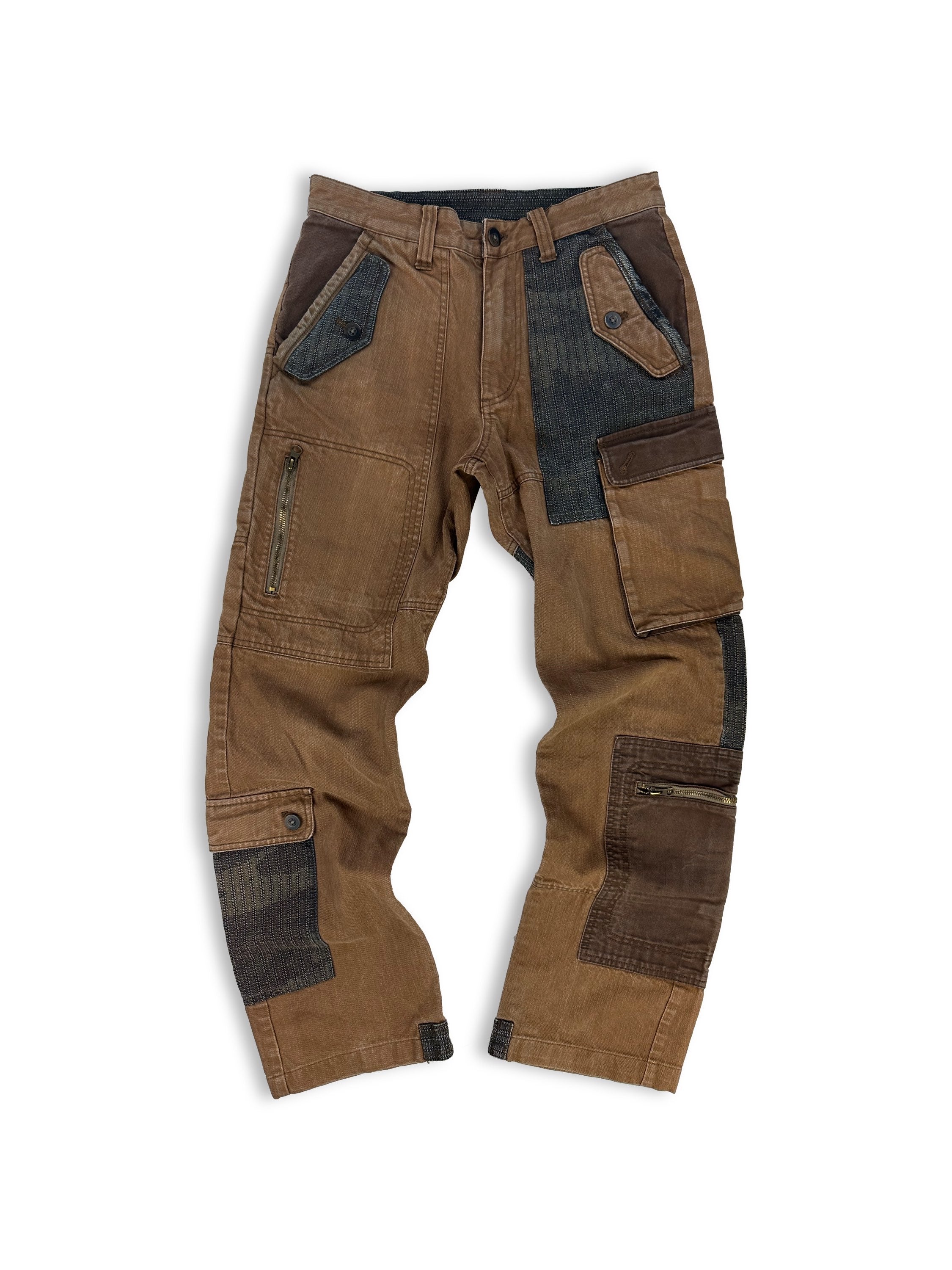 291295 Homme Tonal Patchwork Rebuild Cargo Pants