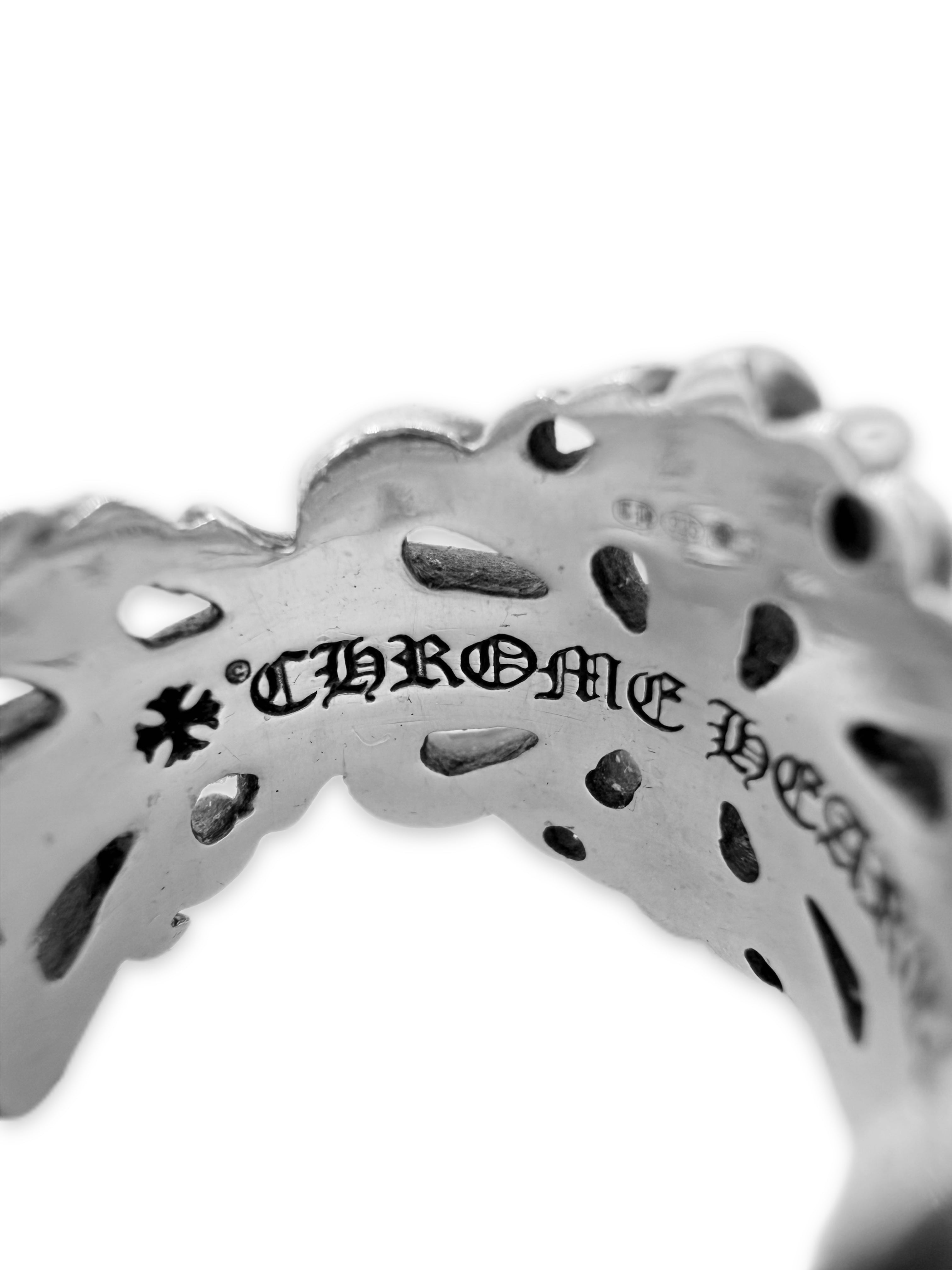 Chrome Hearts ‘Double Floral’ .925 Silver Ring
