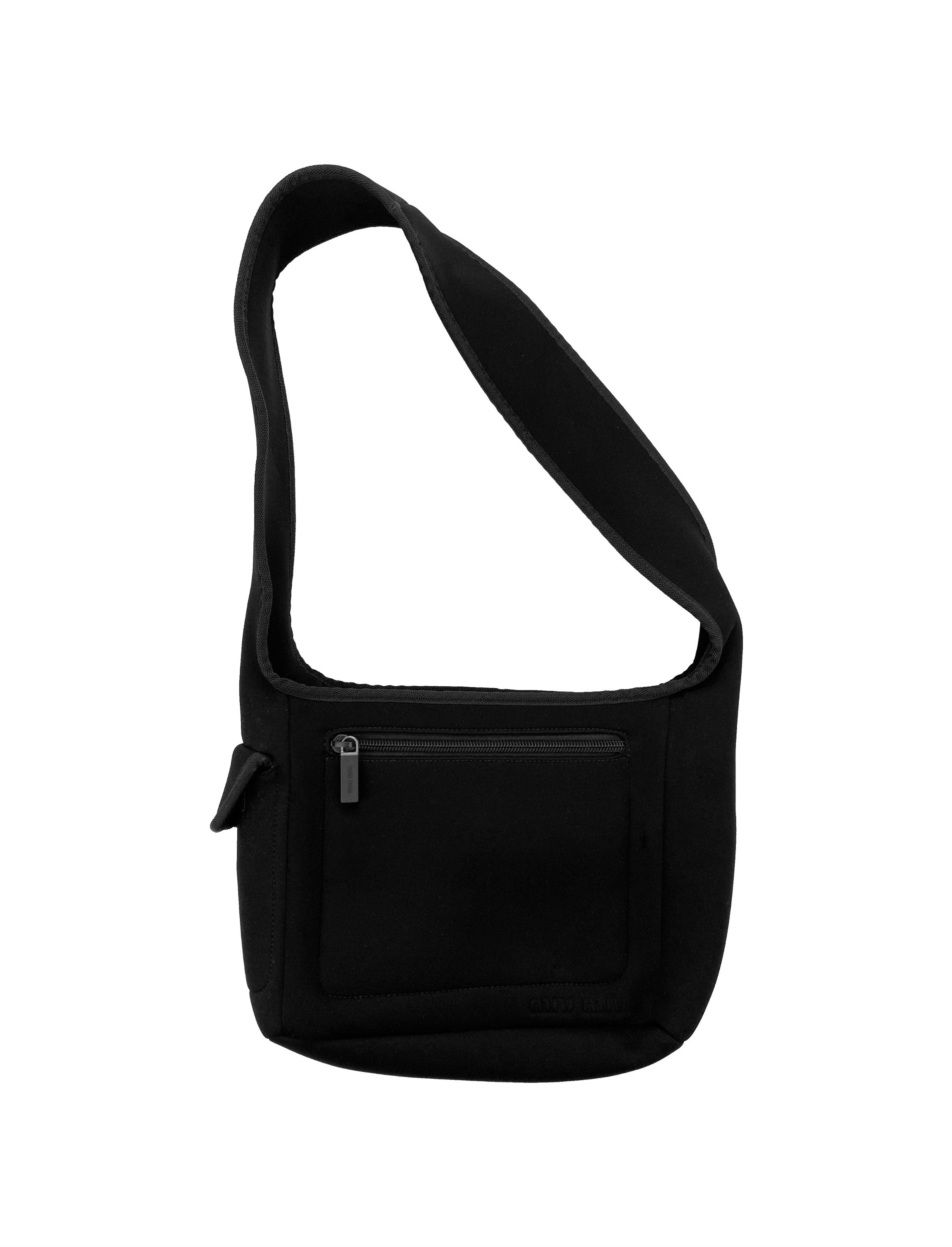 SS99 Miu Miu Nylon Zippered Shoulder Bag
