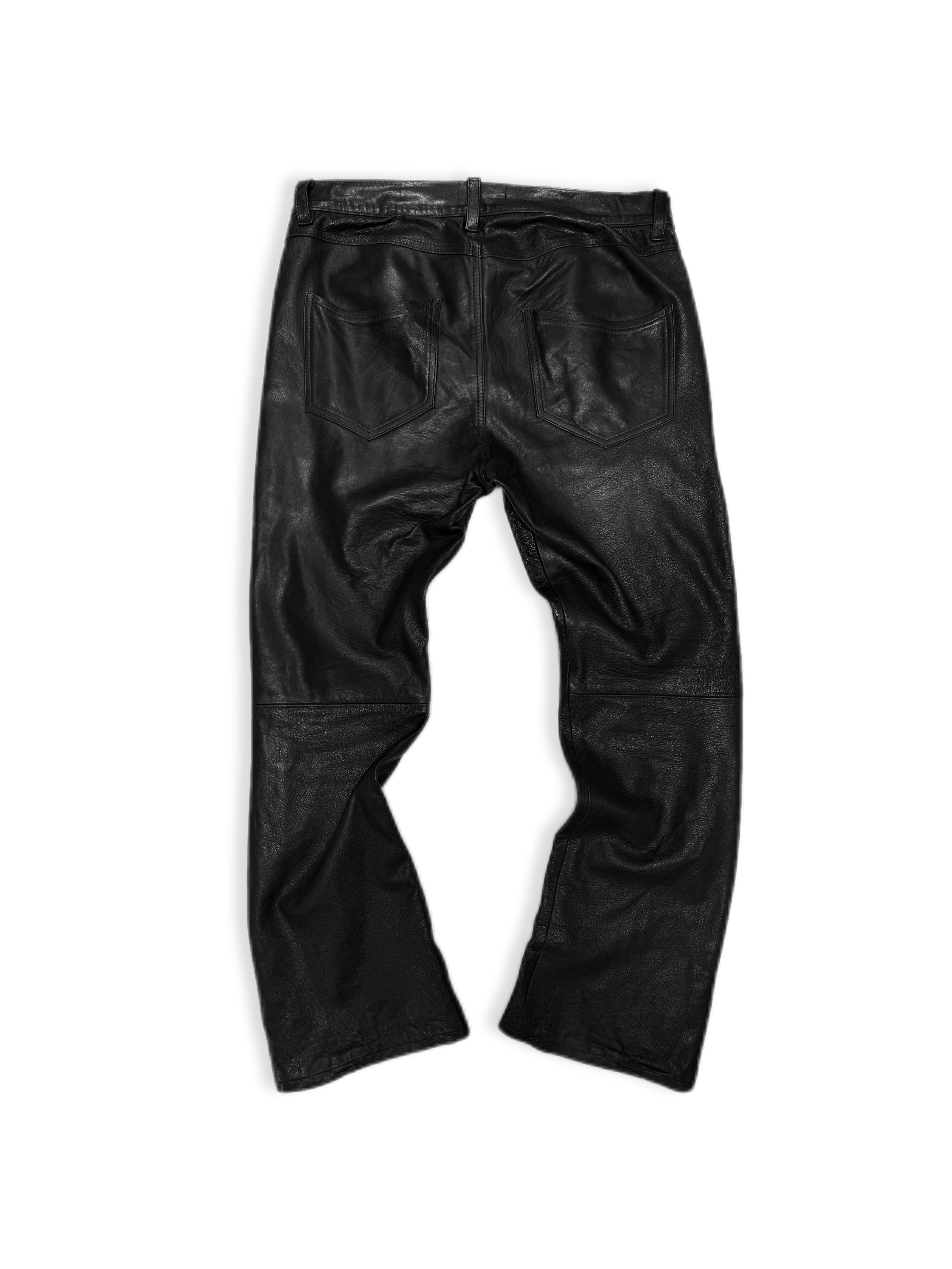 AW23 Enfants Riches Deprimes Lambskin Leather Flared Pants