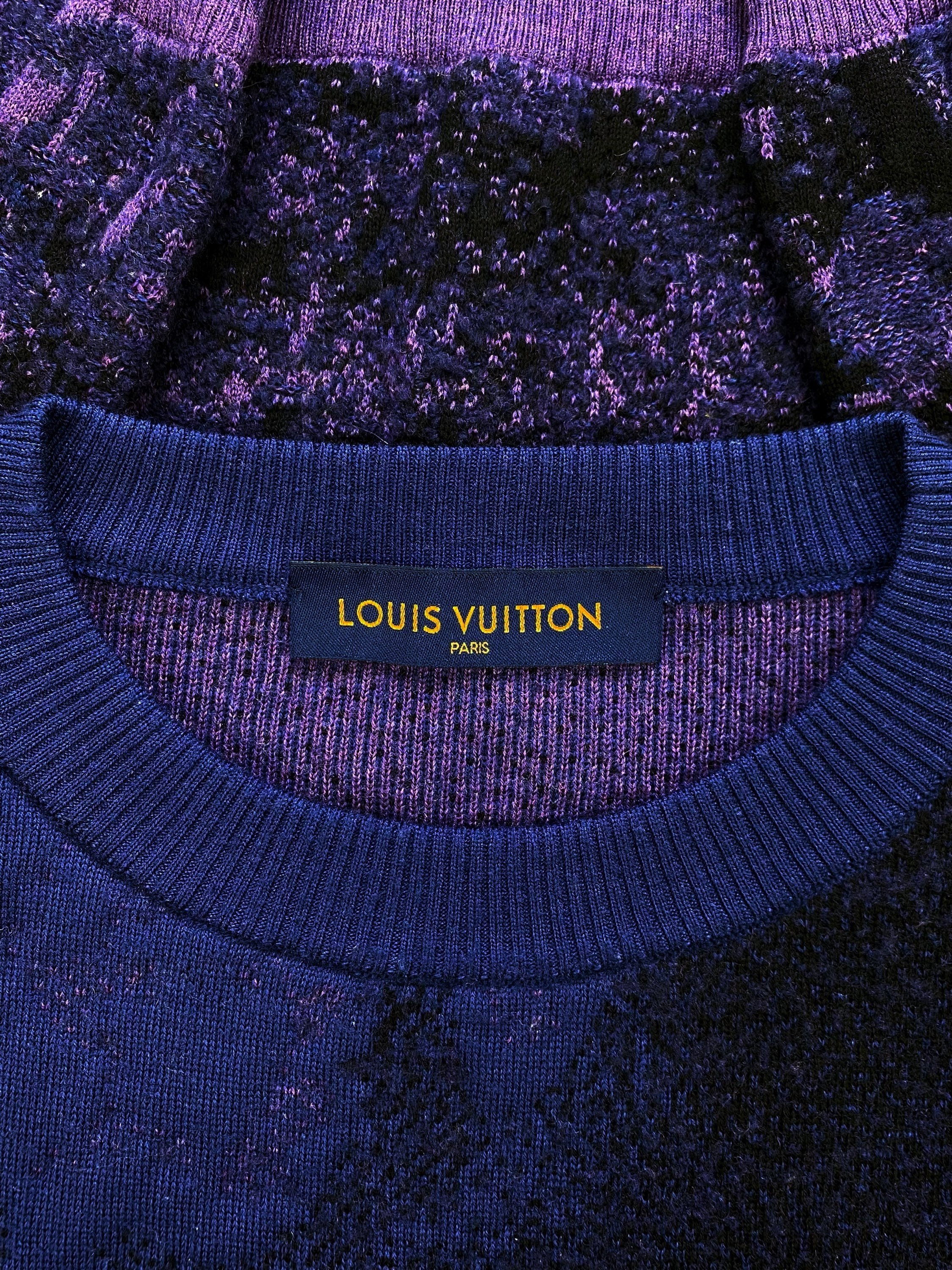 SS19 Louis Vuitton ‘Wizard of Oz’ Rainbow Walk Knitted Sweater