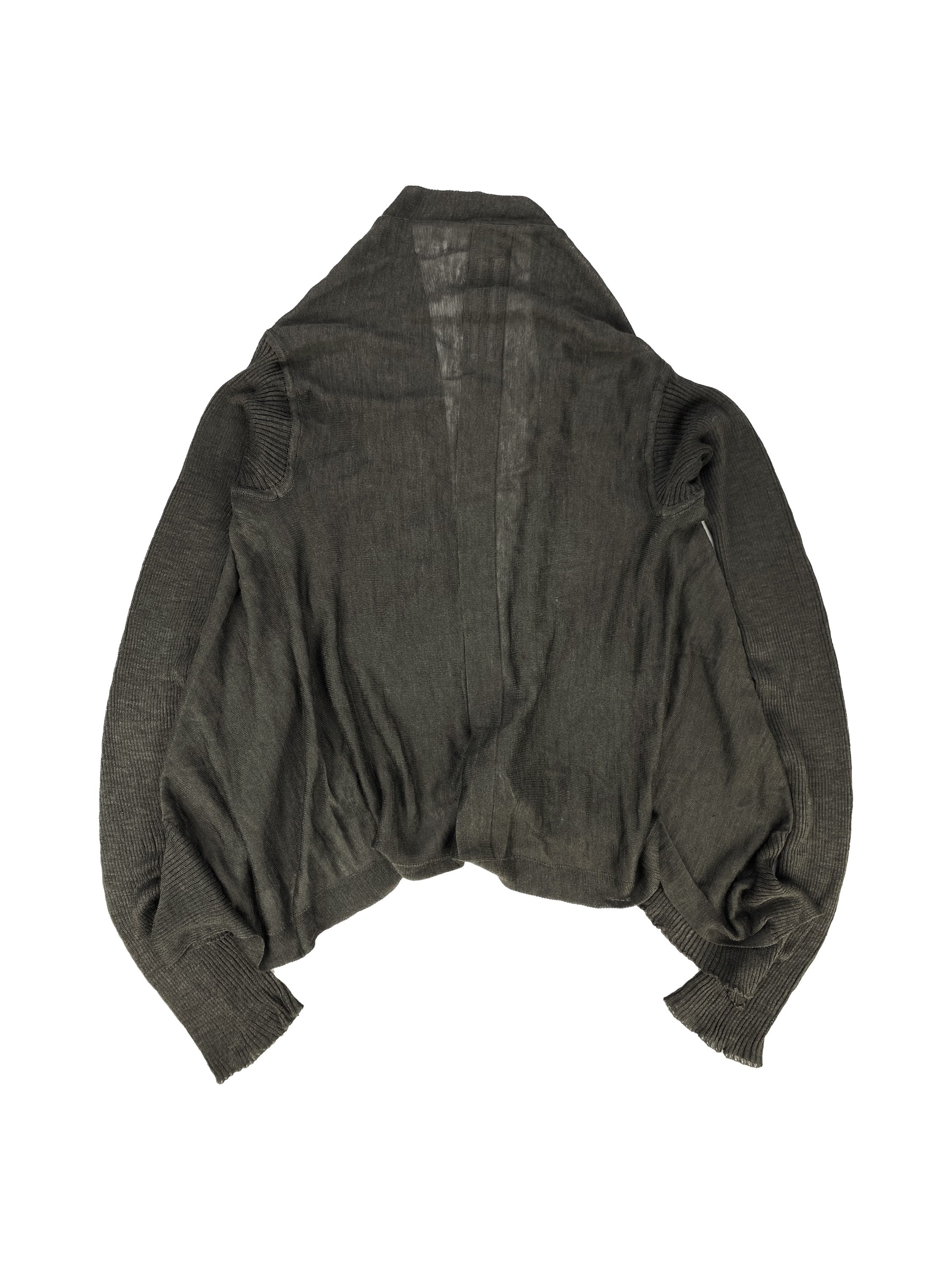 SS12 Rick Owens ‘Naska’ Light Weight Knitted Cardigan
