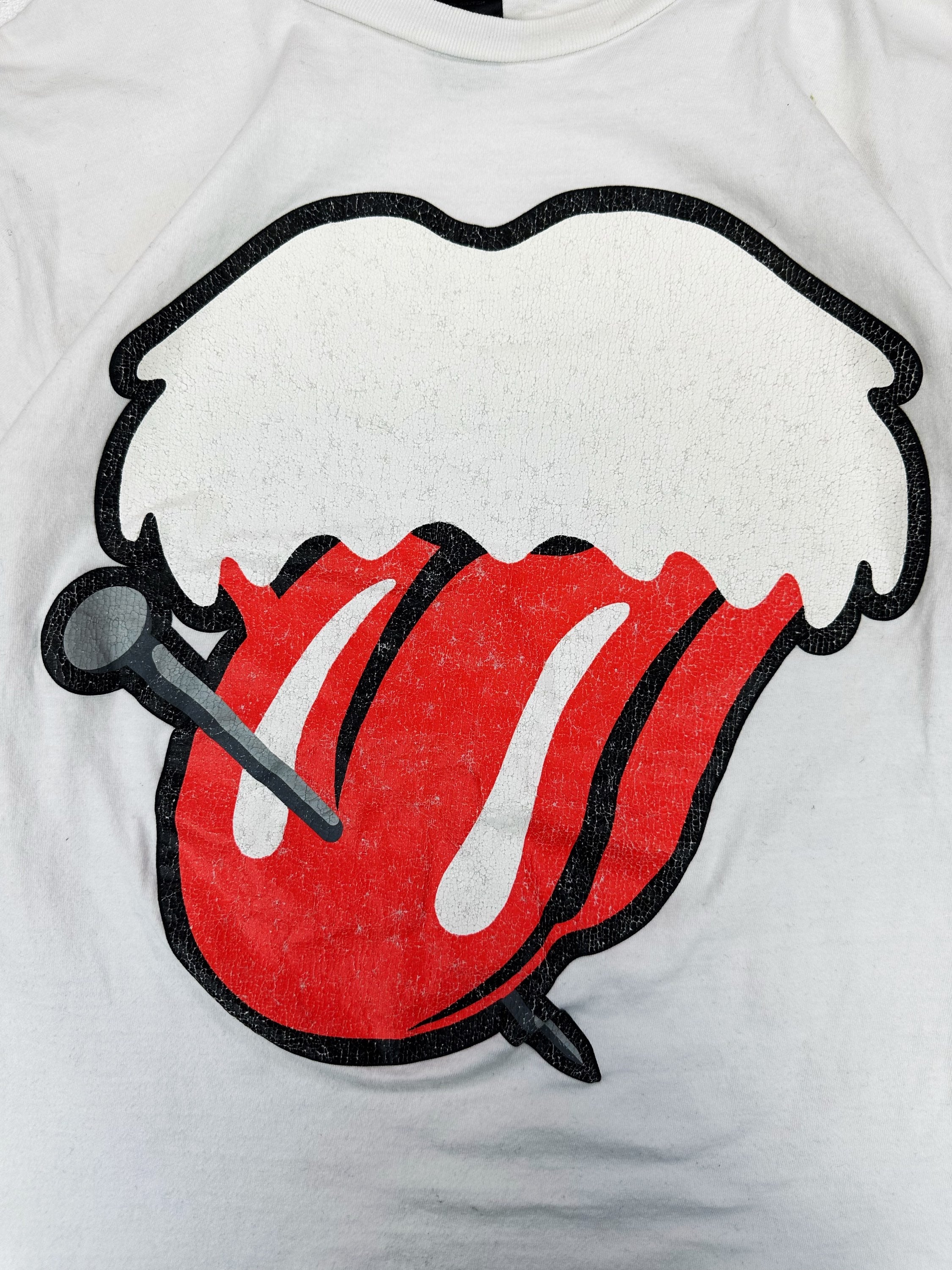 AW03 Number (N)ine x The Rolling Stones White Graphic T-Shirt