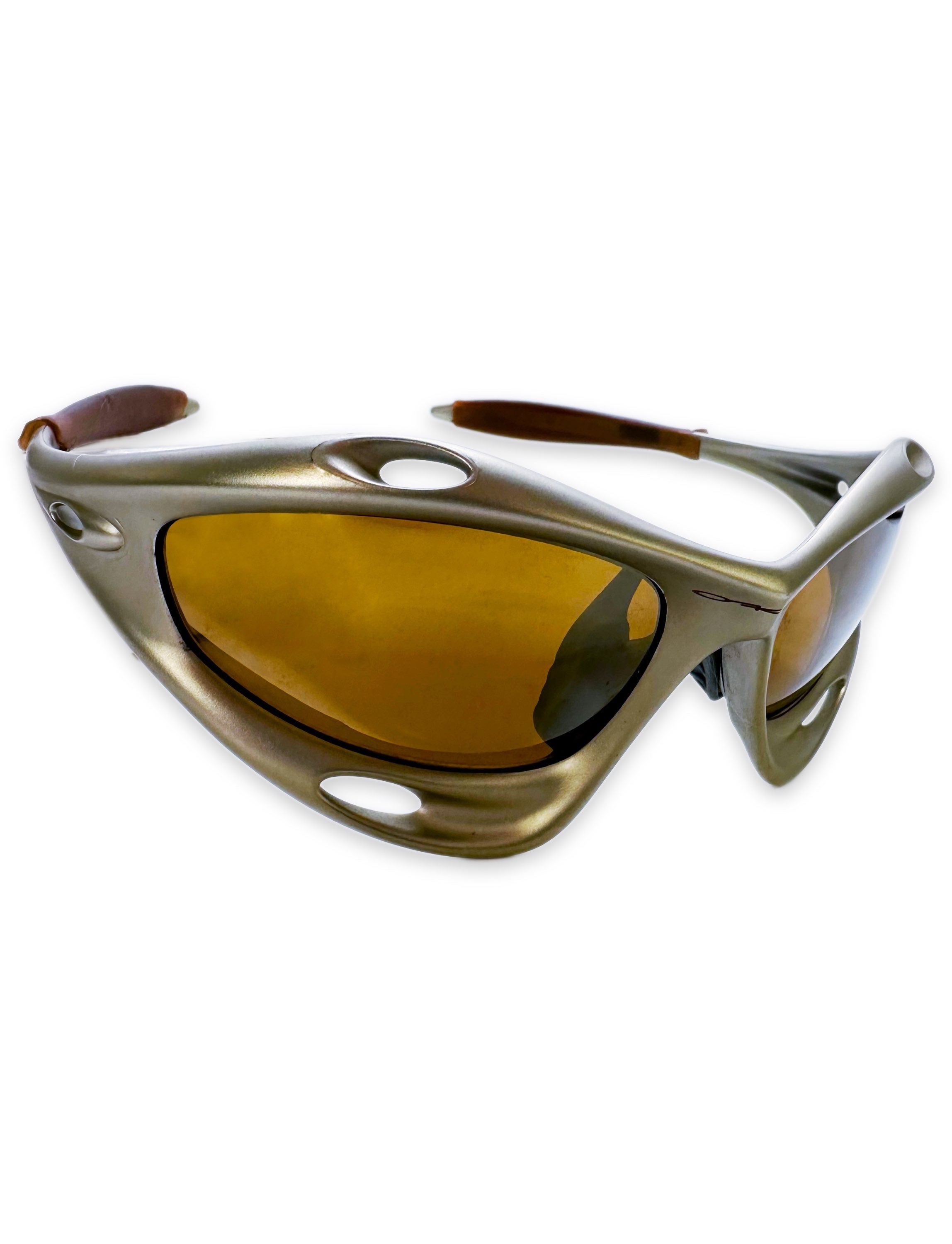 1998 Oakley ‘Racing Jacket’ Gen 1 Perforated FMJ Silver Iridium