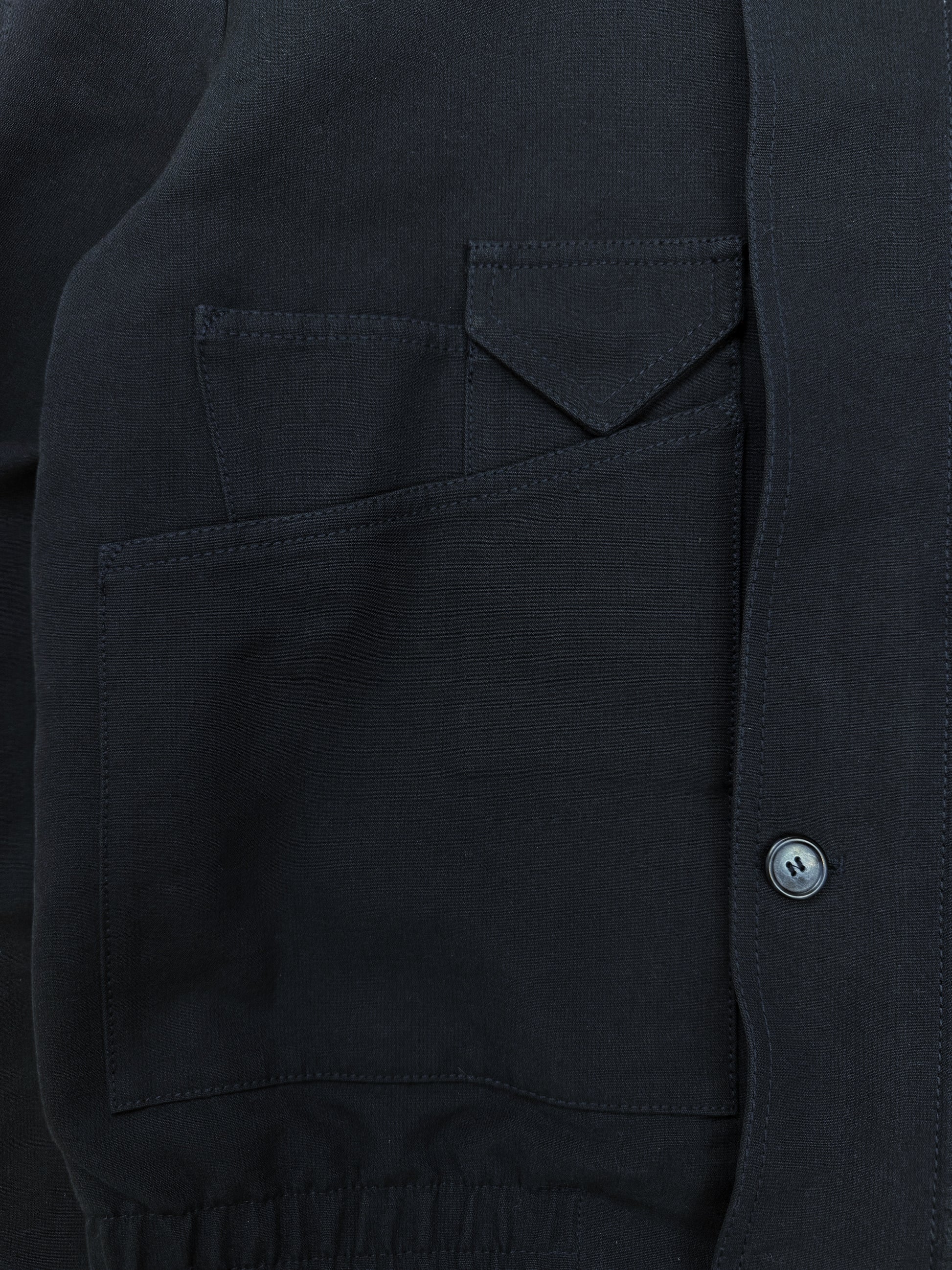 AW04 Raf Simons ‘Waves’ Sculptural Multi Pocket Work Jacket
