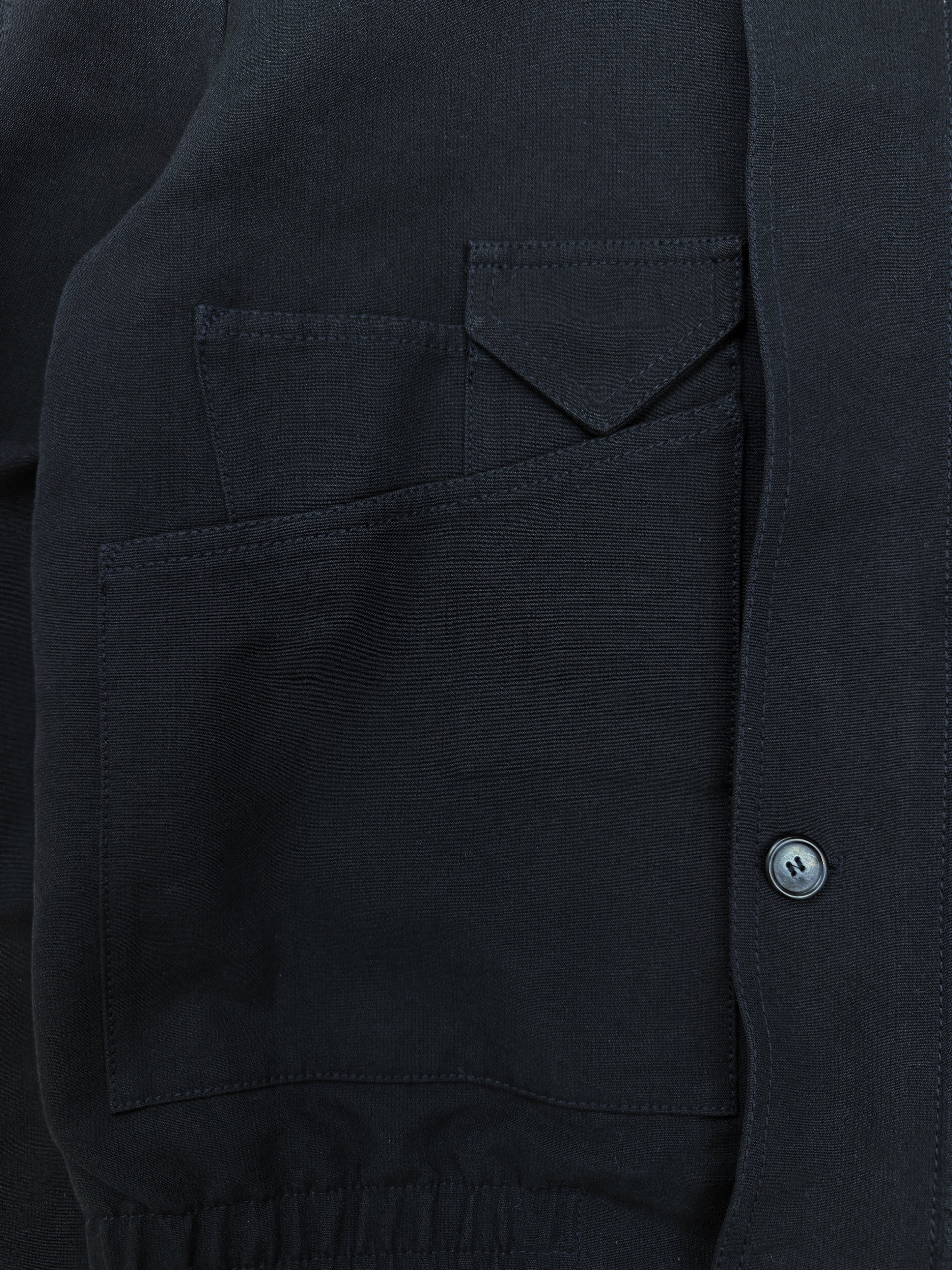AW04 Raf Simons ‘Waves’ Sculptural Multi Pocket Work Jacket