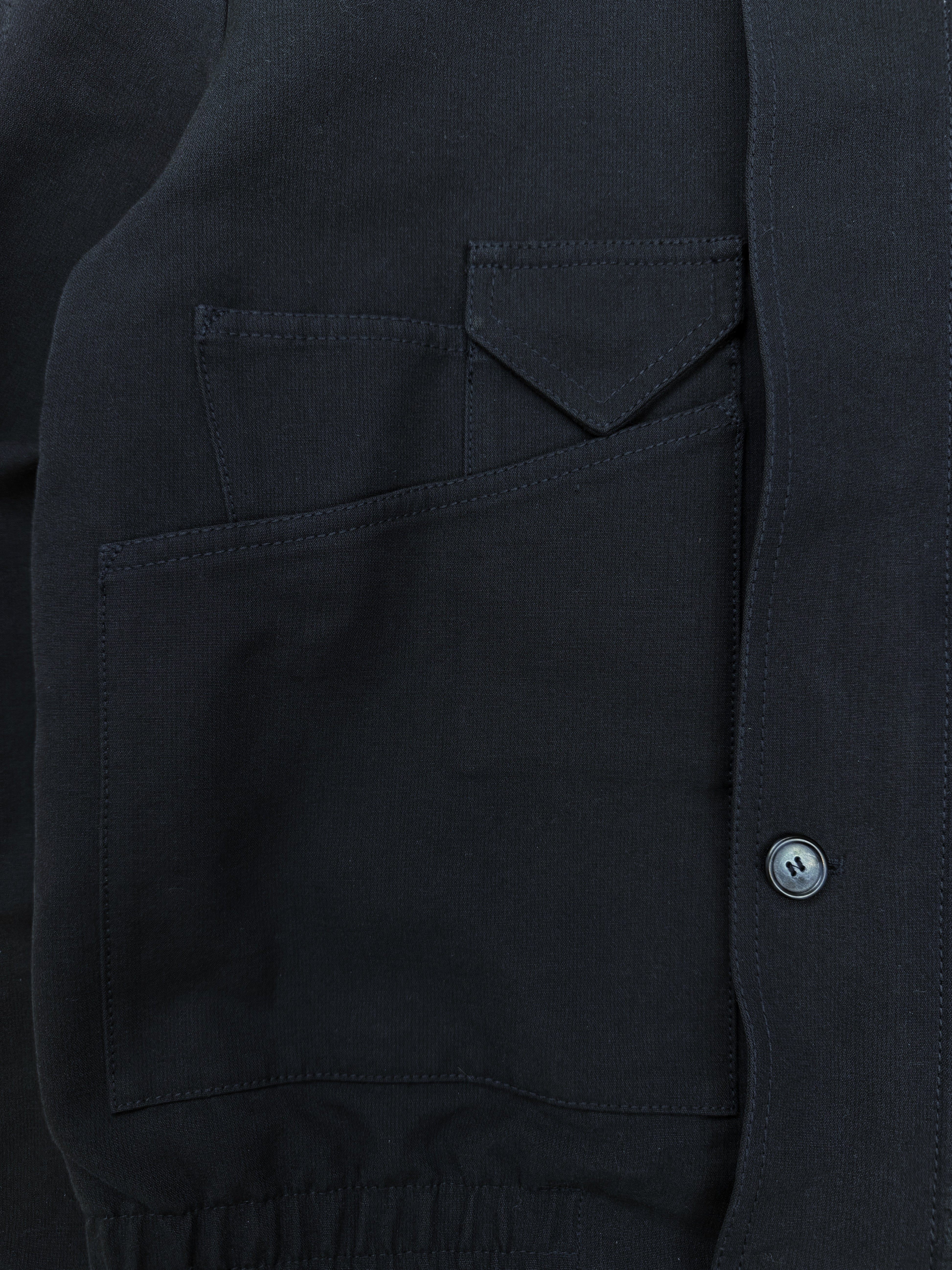 AW04 Raf Simons ‘Waves’ Sculptural Multi Pocket Work Jacket