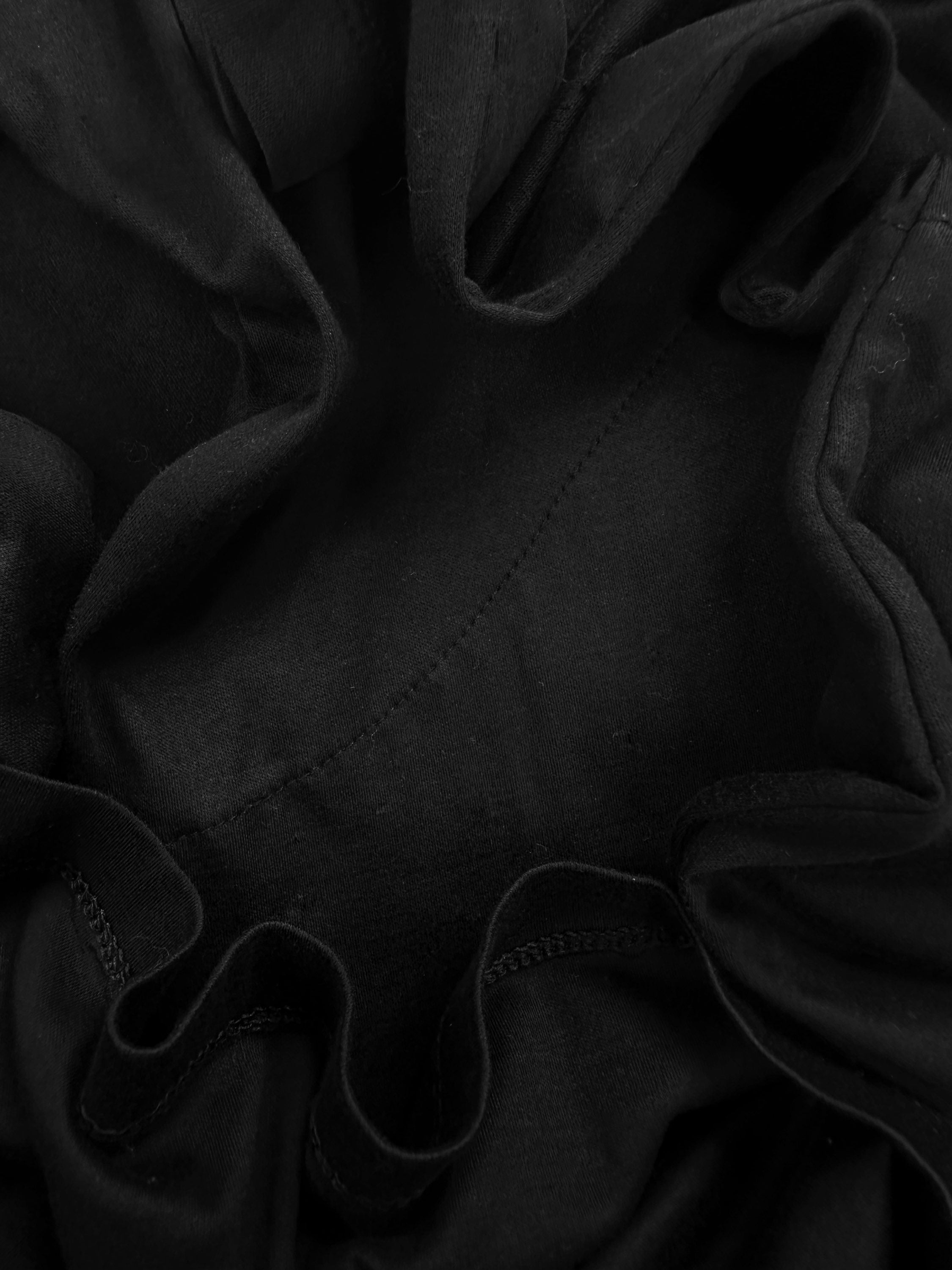 00s Helmut Lang ‘Armoured’ Elbow Padded Black Long Sleeve Shirt