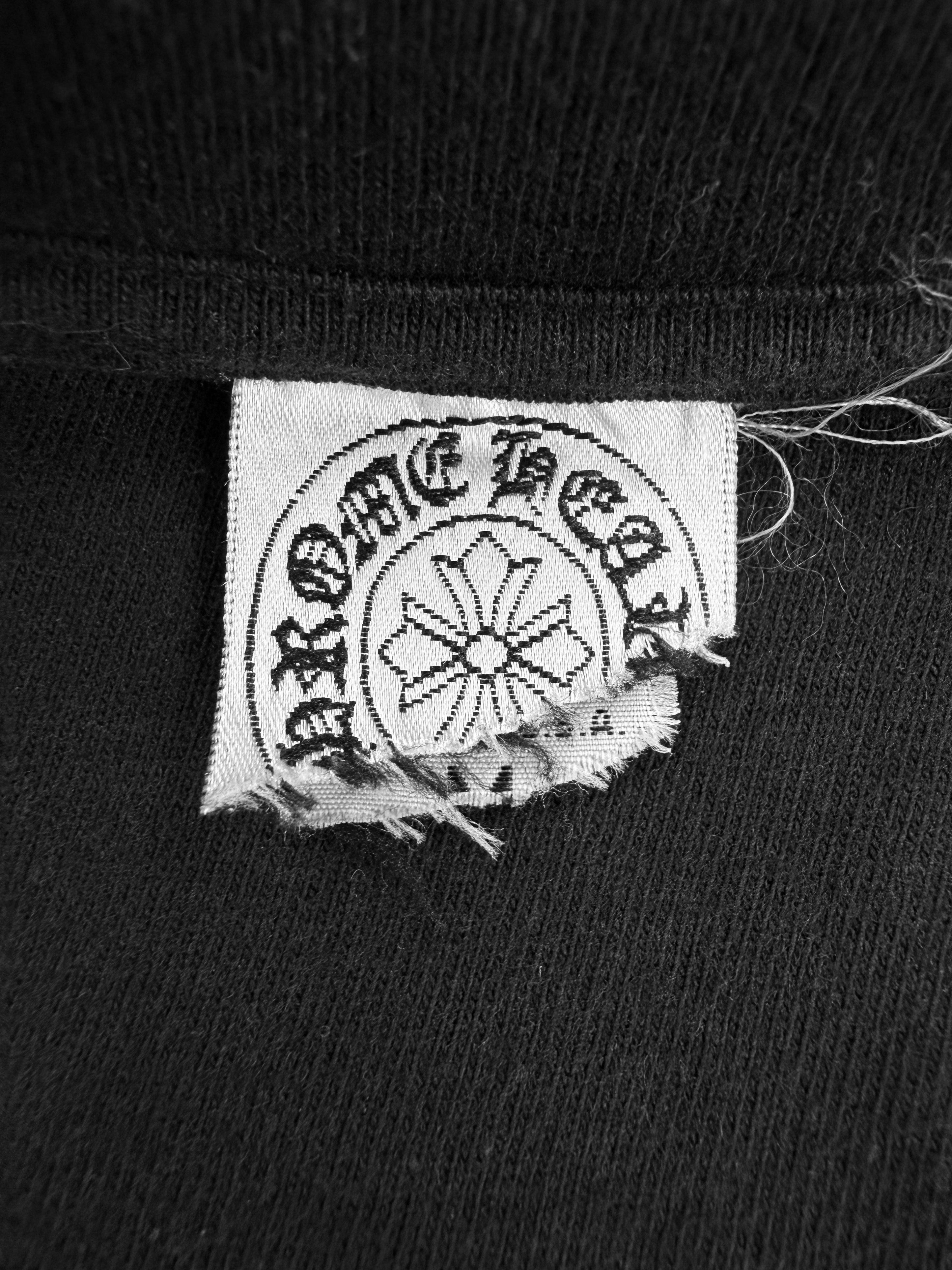Chrome Hearts Vine Dagger Faded Floral Long Sleeve Shirt