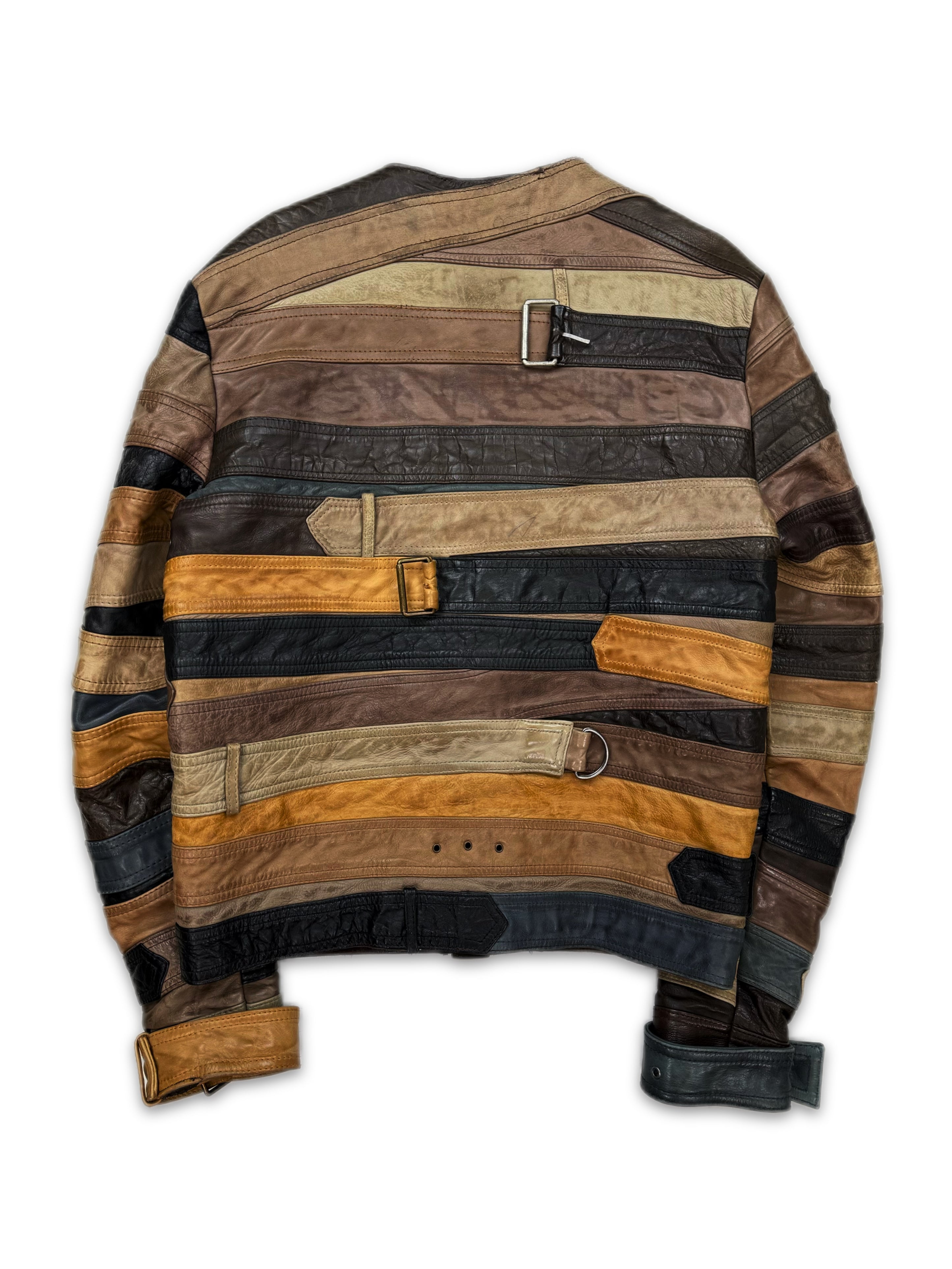 AW12 Maison Margiela x H&M ‘Belt’ Reworked Leather Jacket