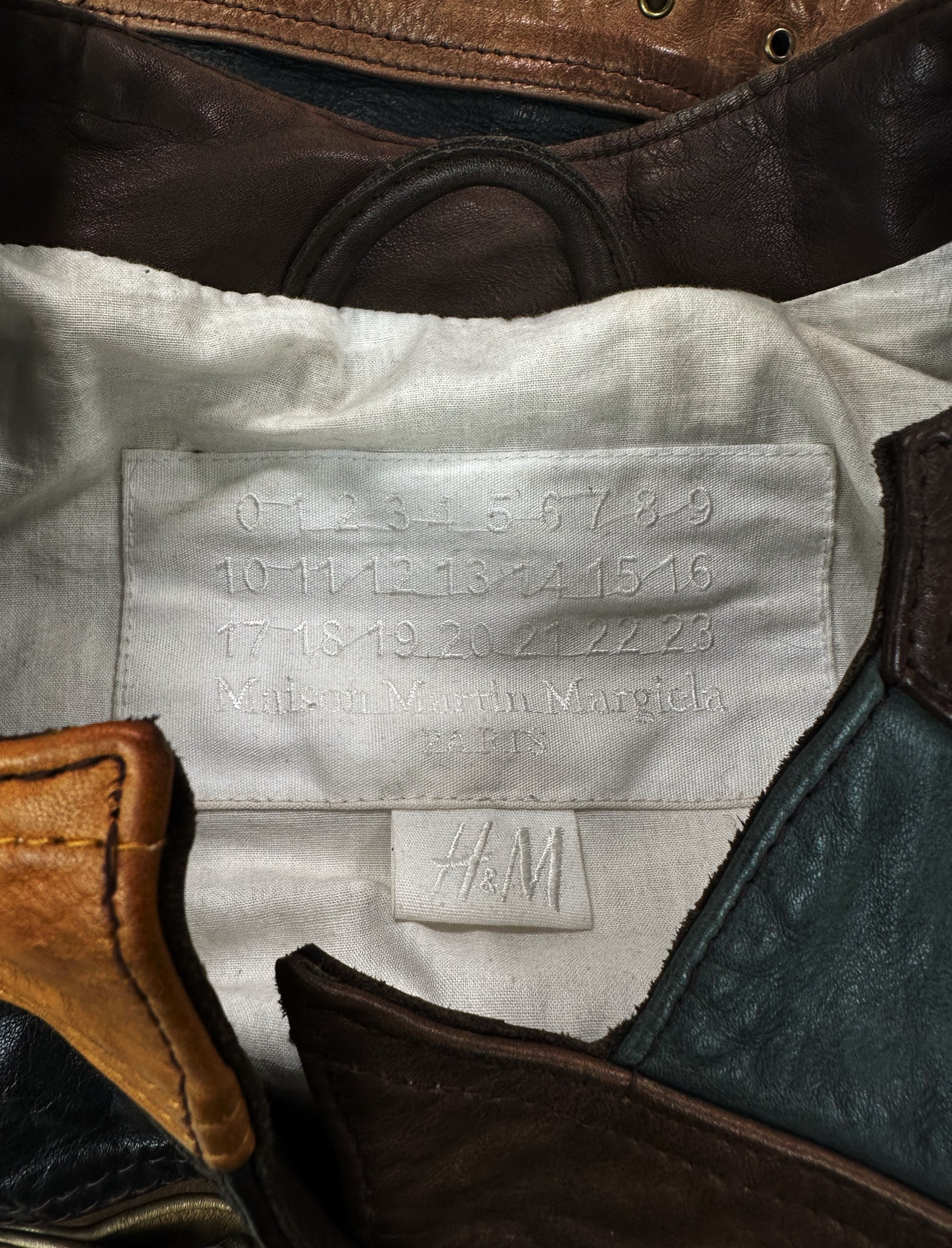 AW12 Maison Margiela x H&M ‘Belt’ Reworked Leather Jacket