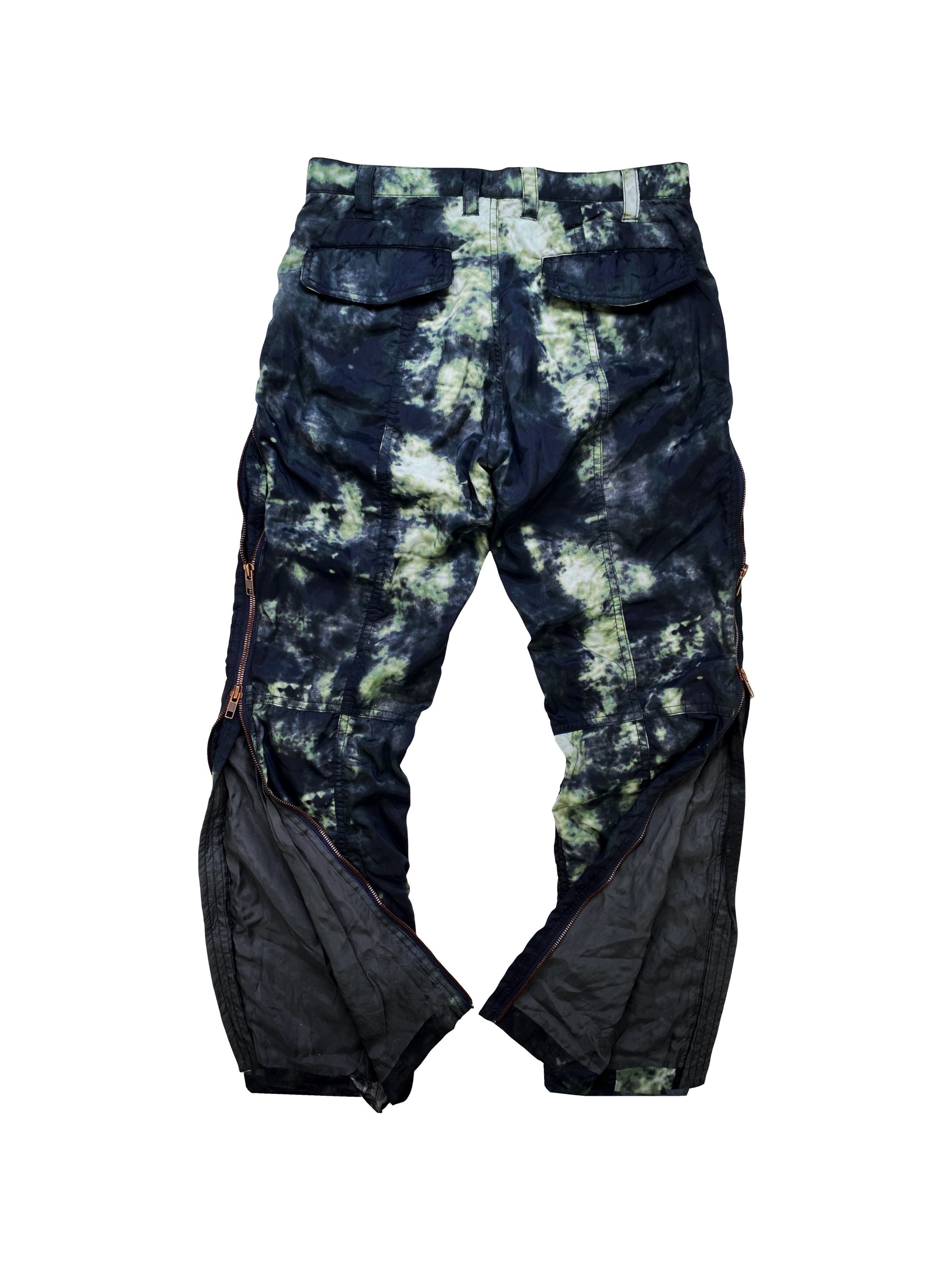90’s Issey Miyake Asymmetric Banana Cut Nylon Bacteria Pants