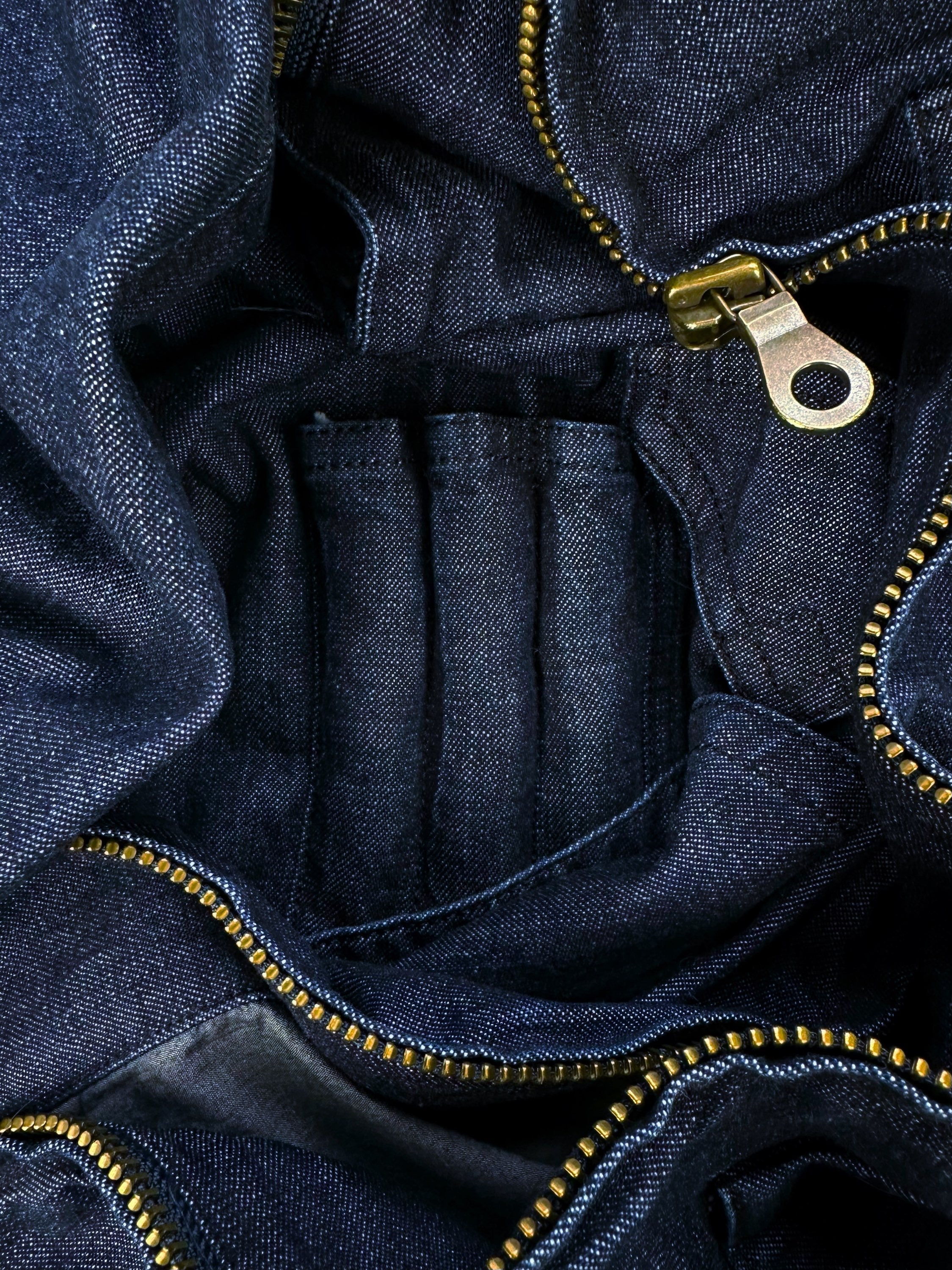 AW86 Katharine Hamnett ‘Diamond’ Pocket Re-edition Denim Cargo Jacket
