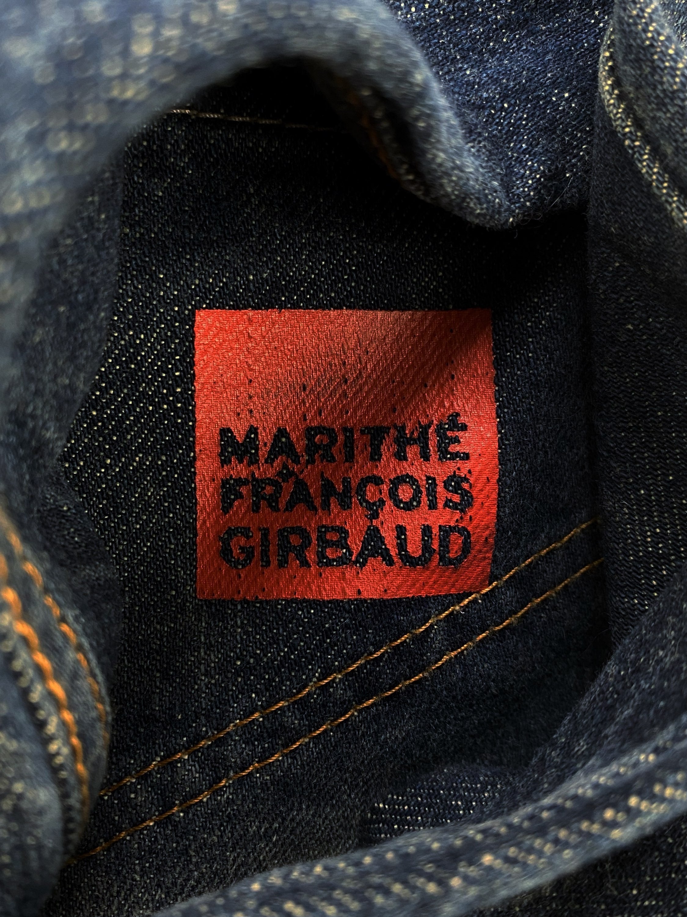 Marithe Francois Girbaud Heavy Weight Reinforced Dark Wash Denim
