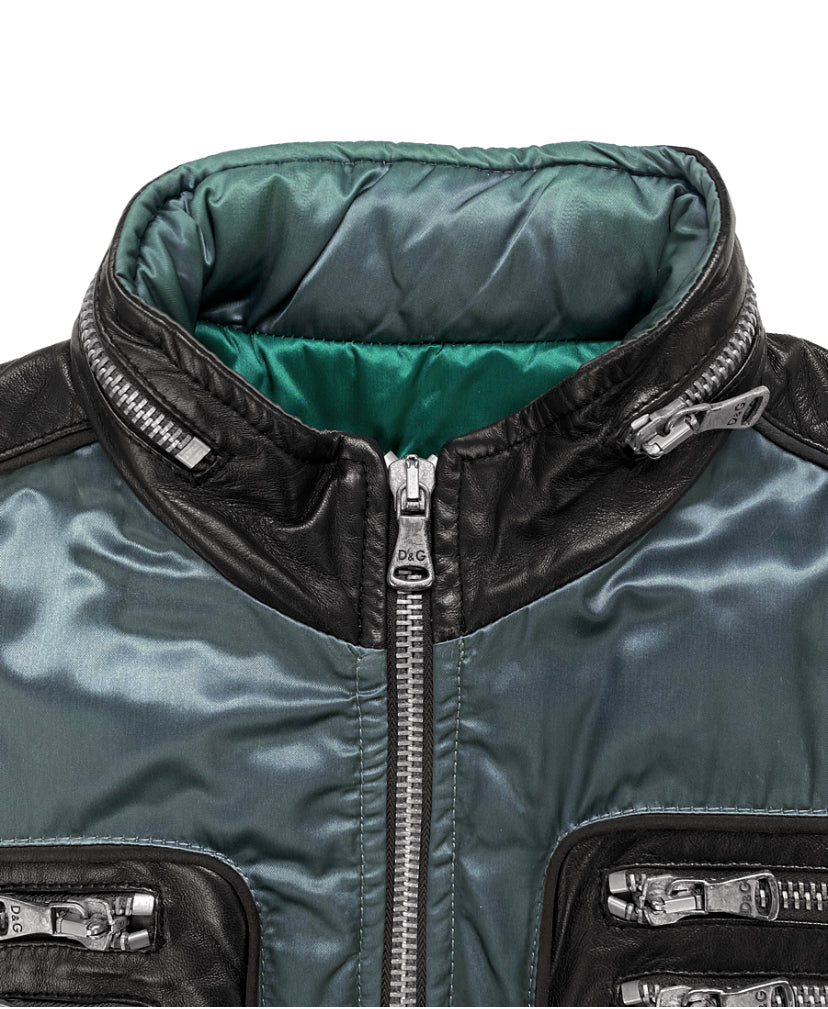 Dolce &amp; Gabbana Multi-zip Lamb Skin Jacket