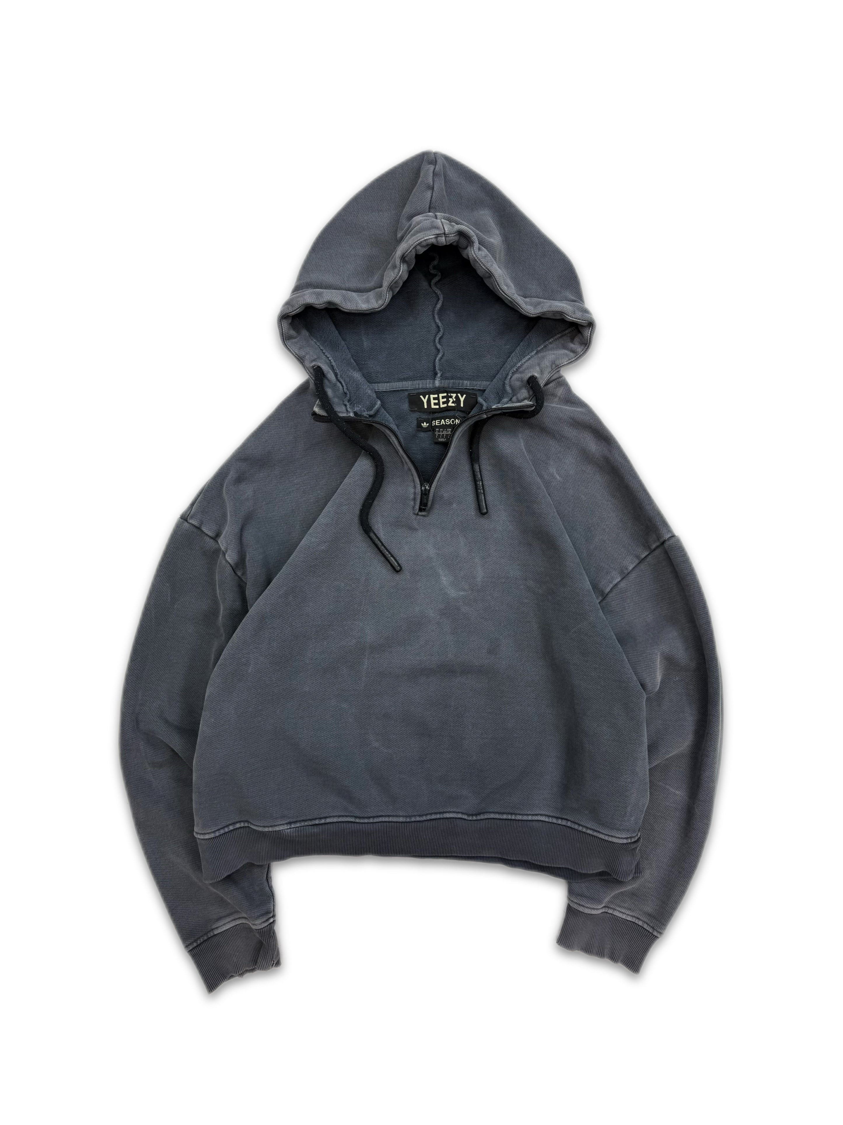 Yeezy Season 1 Quarter Zip Slate Blue Hoodie