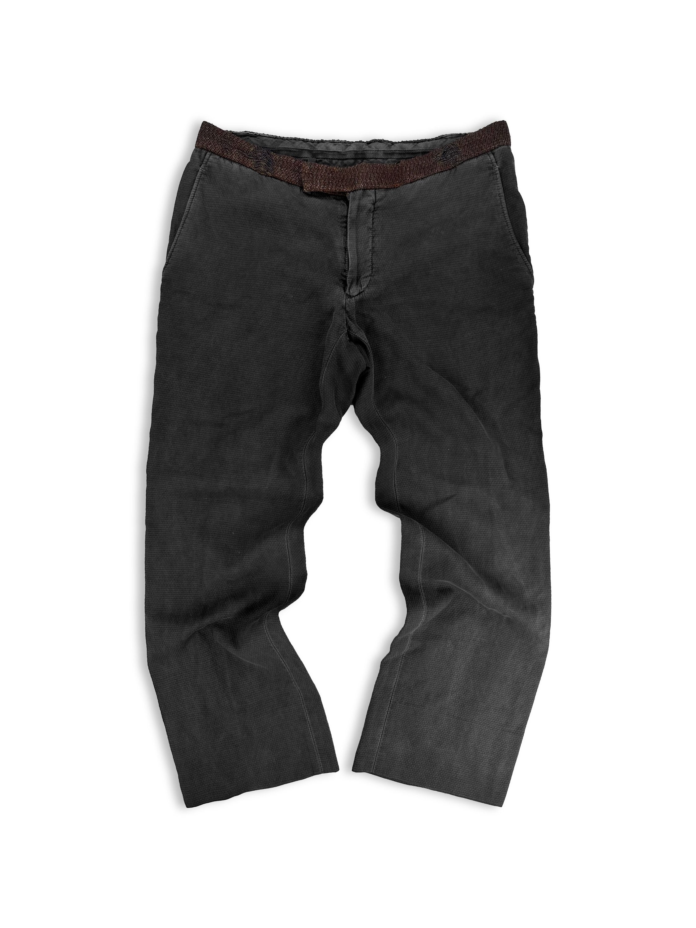 Kimimori Morishita Chain Waistband Ash Grey Trousers