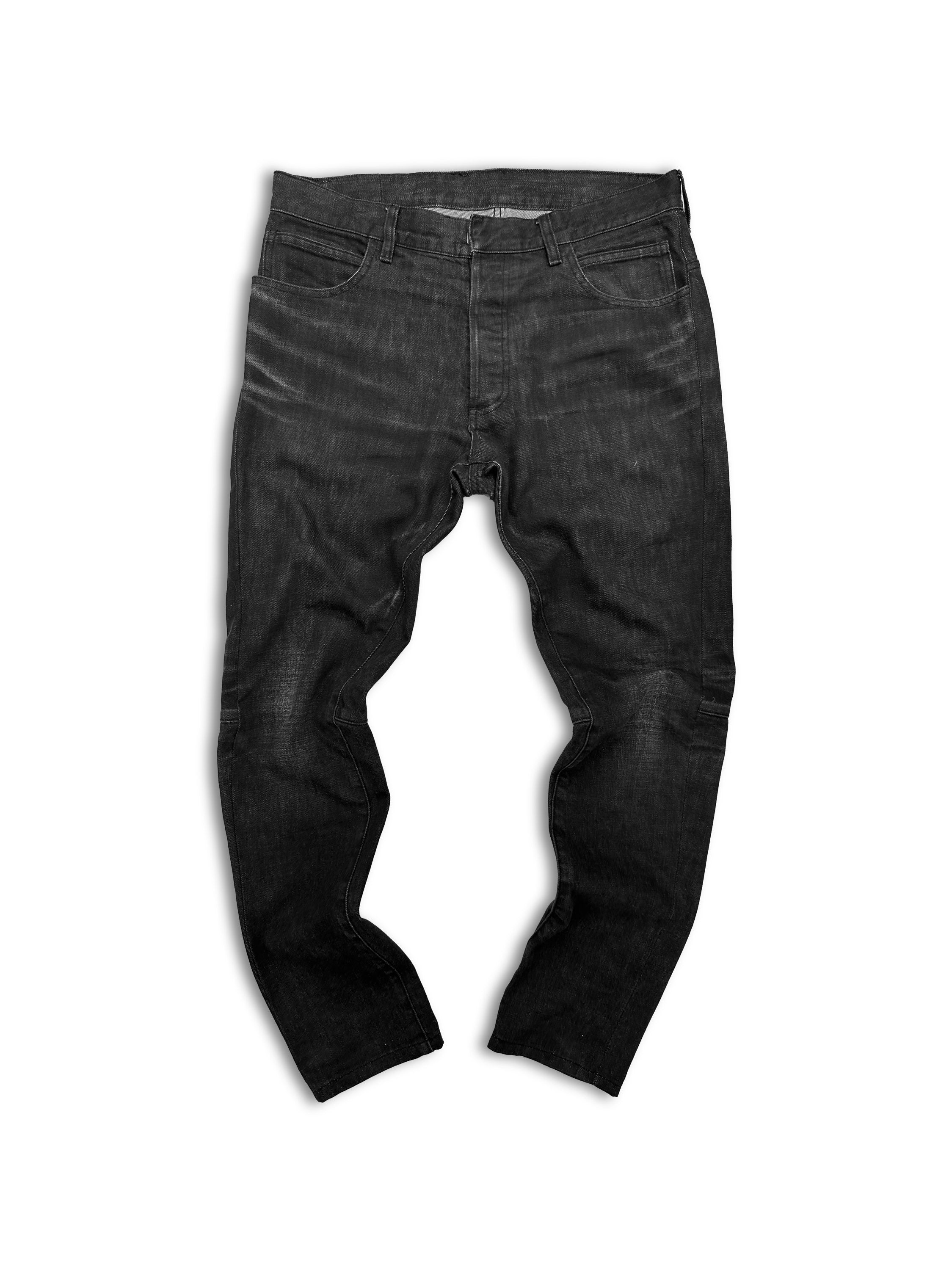 00s Balmain ‘Slate Grey’ Heavy Weight Dark Wash Denim
