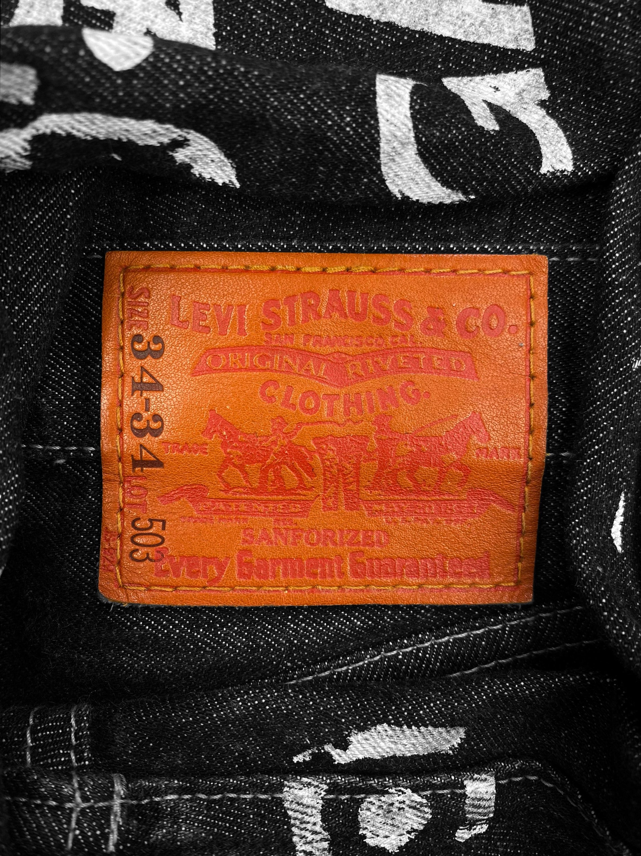 FW06 Junya Watanabe x 10 Corso Como Graffiti Dark Wash Denim