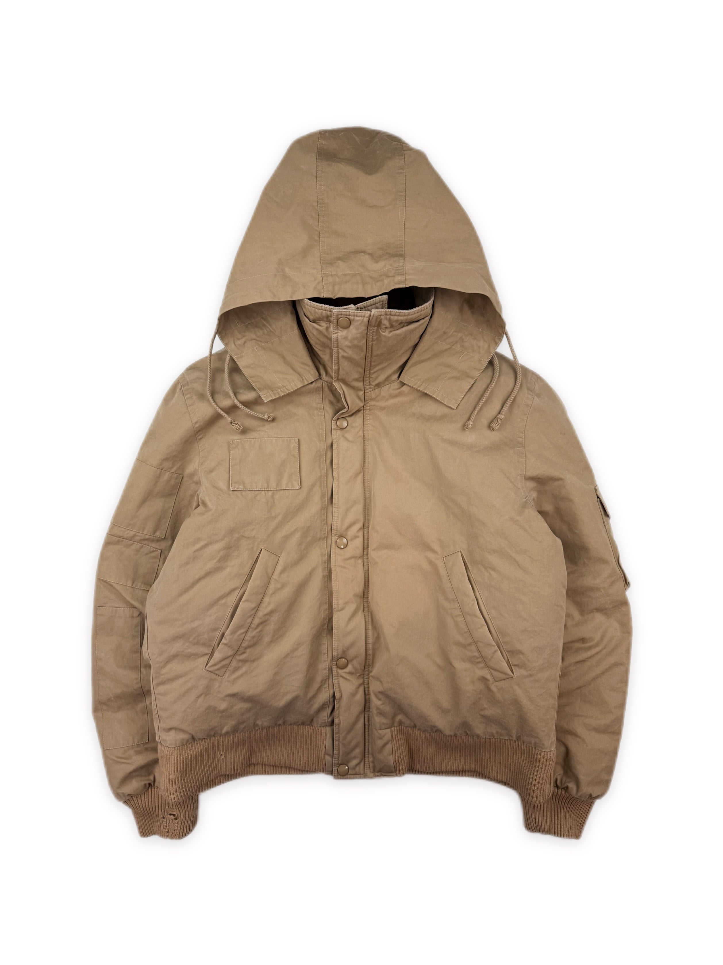 AW05 Raf Simons SAMPLE ‘History of My World’ Beige Puffer Jacket