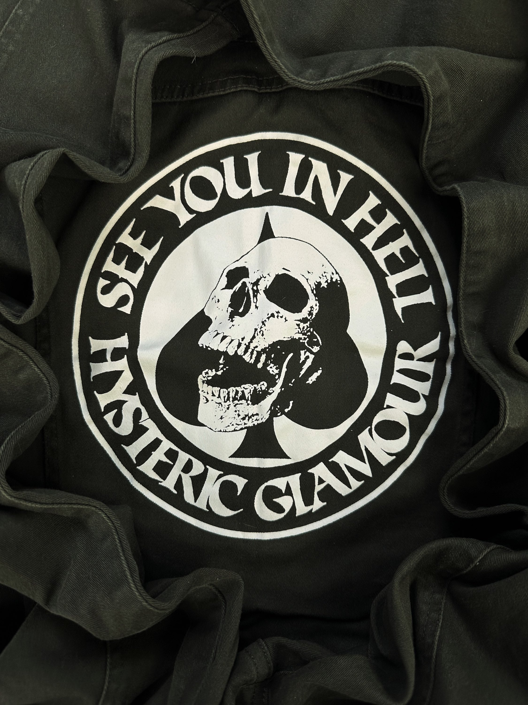 00s Hysteric Glamour ‘See You in Hell’ Green Coveralls