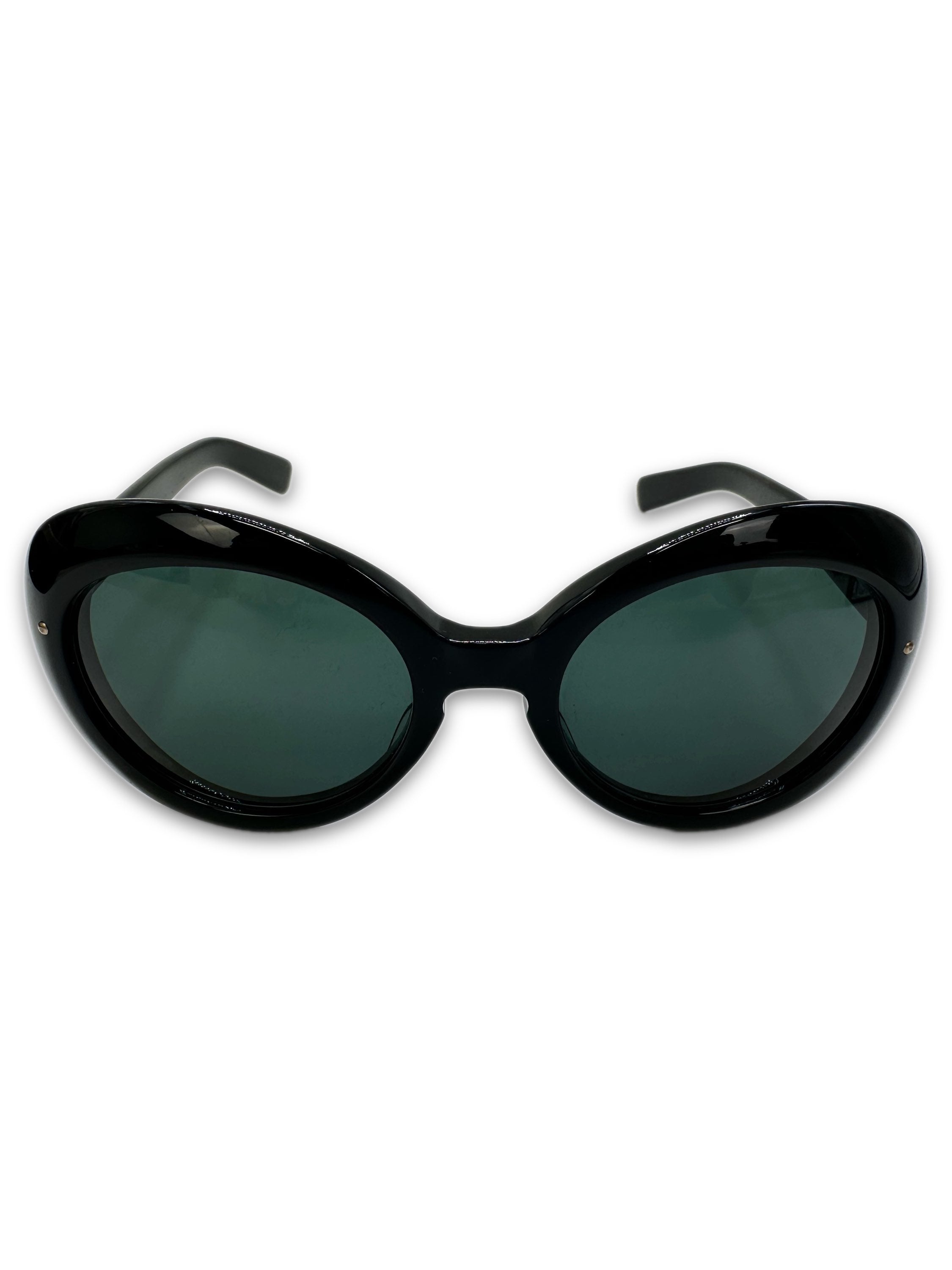 Number (N)ine ‘Kurt Cobain’ Rounded Frame Green Tint Sunglasses