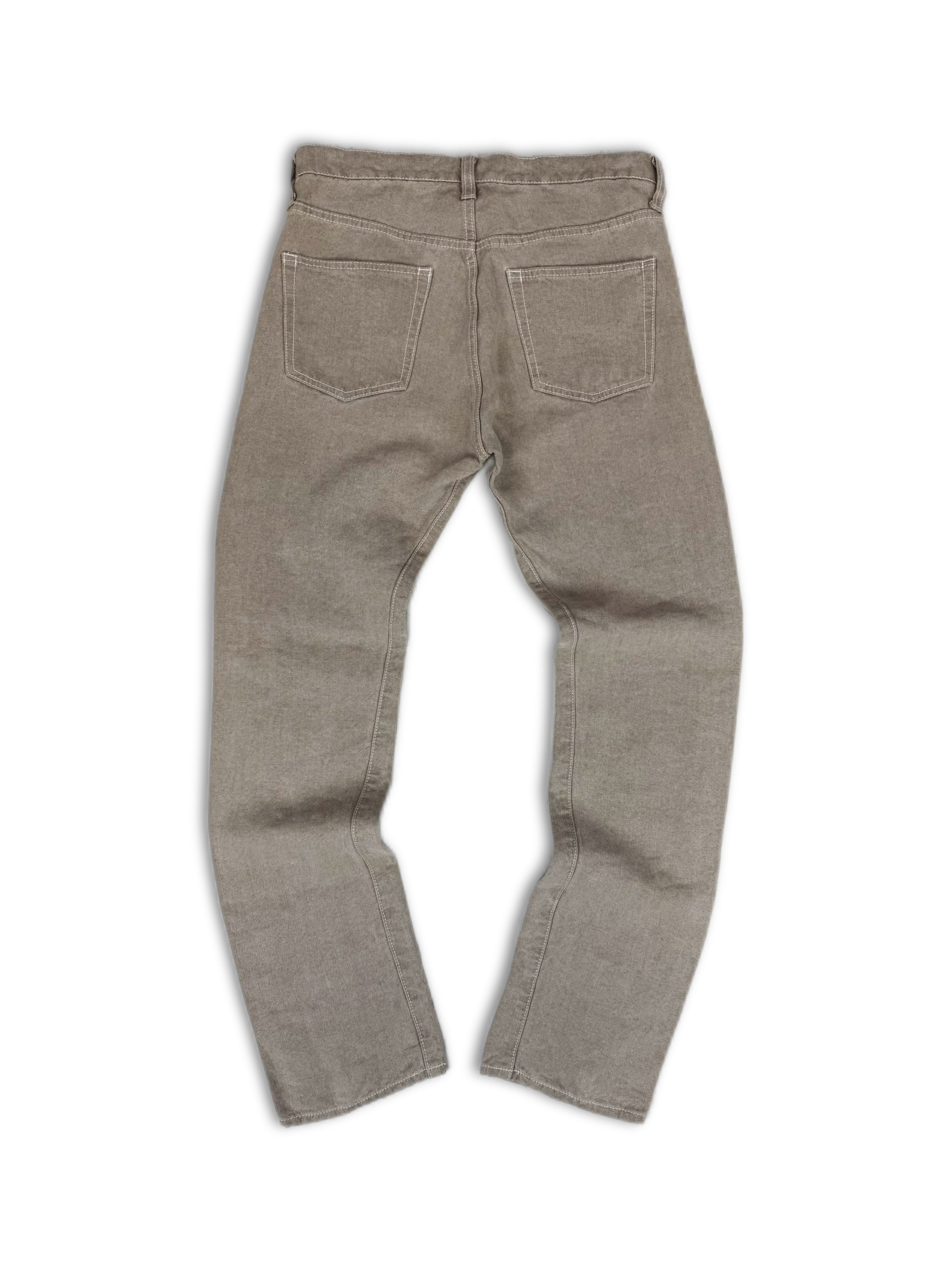 00s Junya Watanabe Sashiko Stitch Distressed Boot Cut Denim