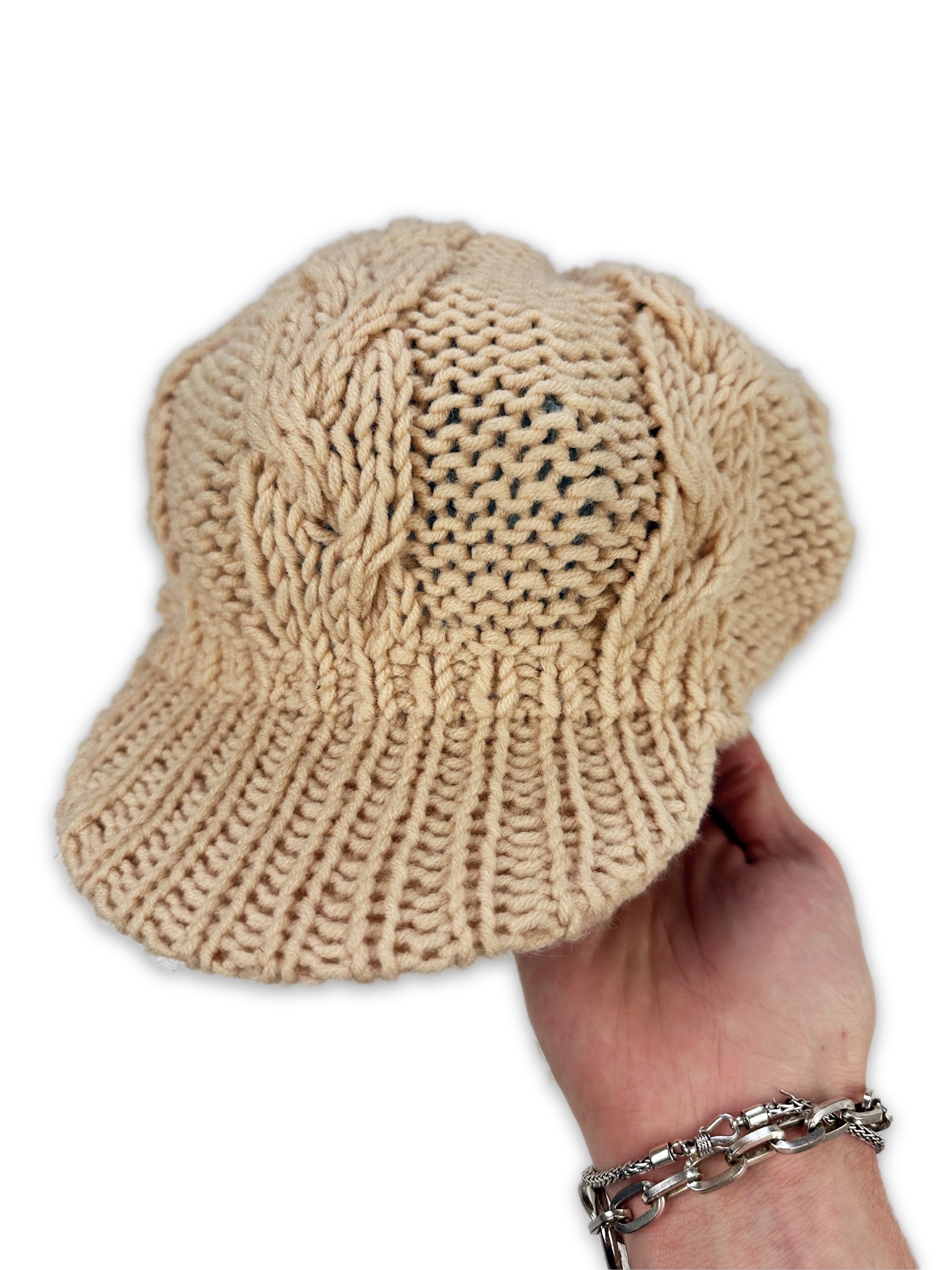90s Jean Paul Gaultier Knitted Brimmed Hat