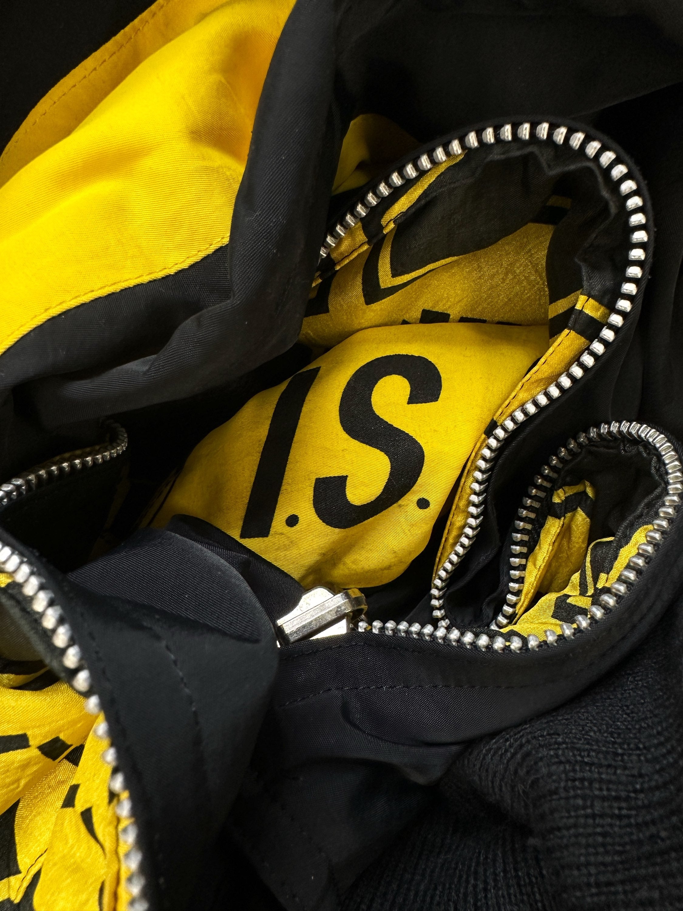 00s Issey Miyake I.S. Sport ‘Soccer Club’ Spell Out Bomber Jacket