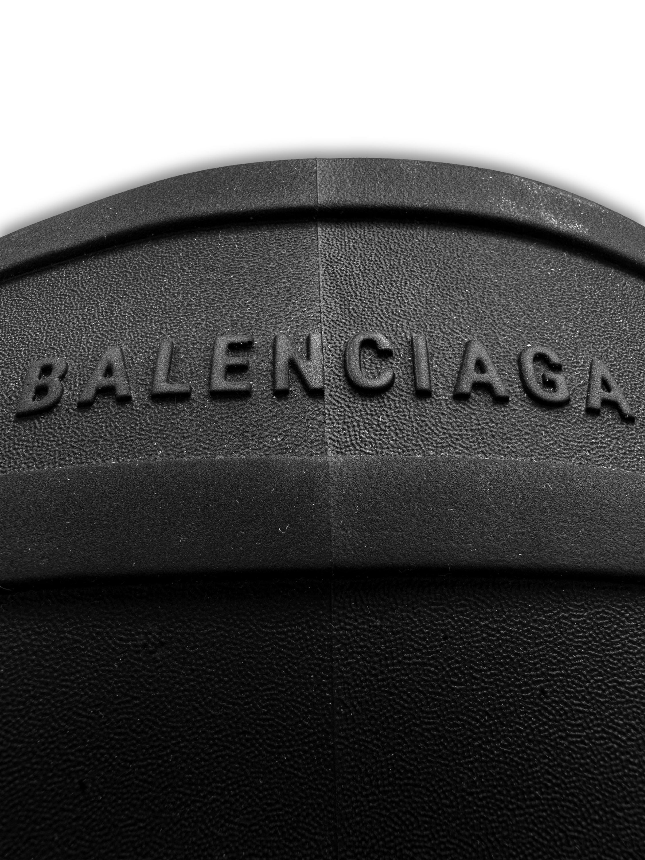 Balenciaga x Crocs Black Hi-top Rubber Rain Boots
