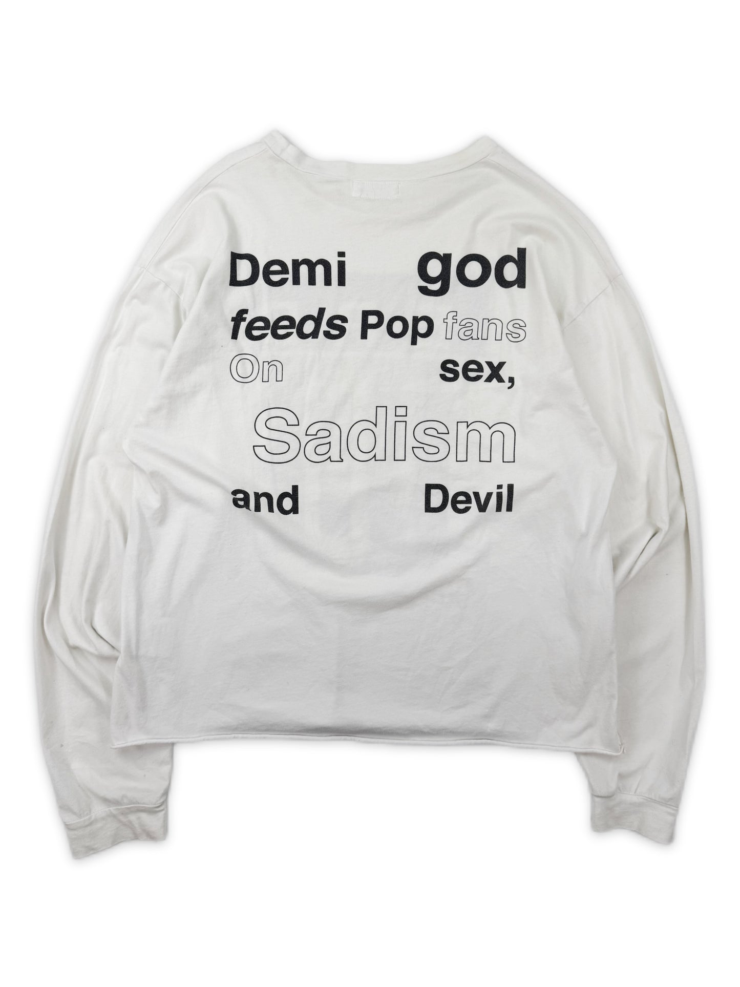 Enfants Riches Deprimes Nosebleed Demi God White Long Sleeve