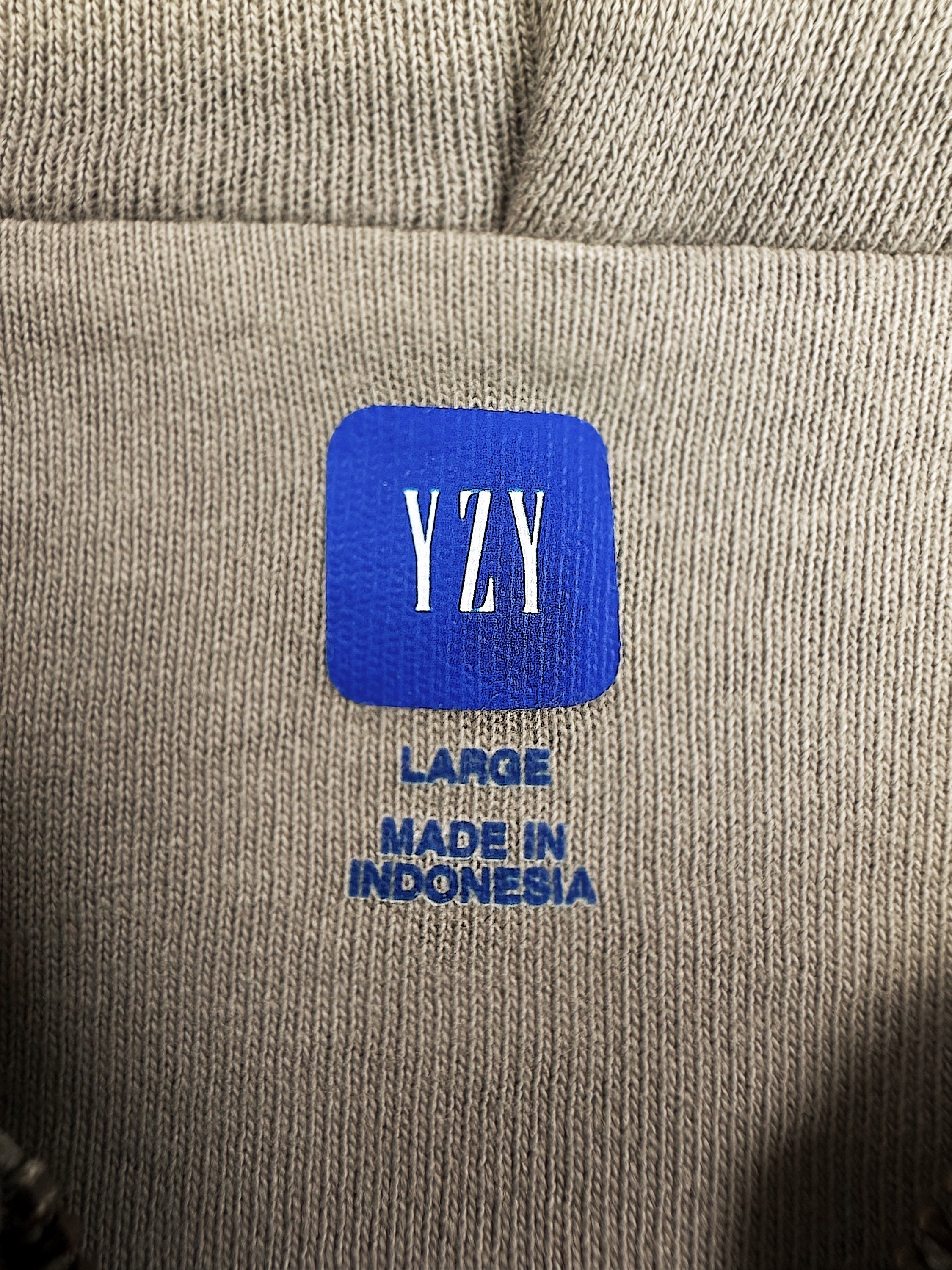 Yeezy x Gap Beige Full-zip Heavy Weight Hoodie