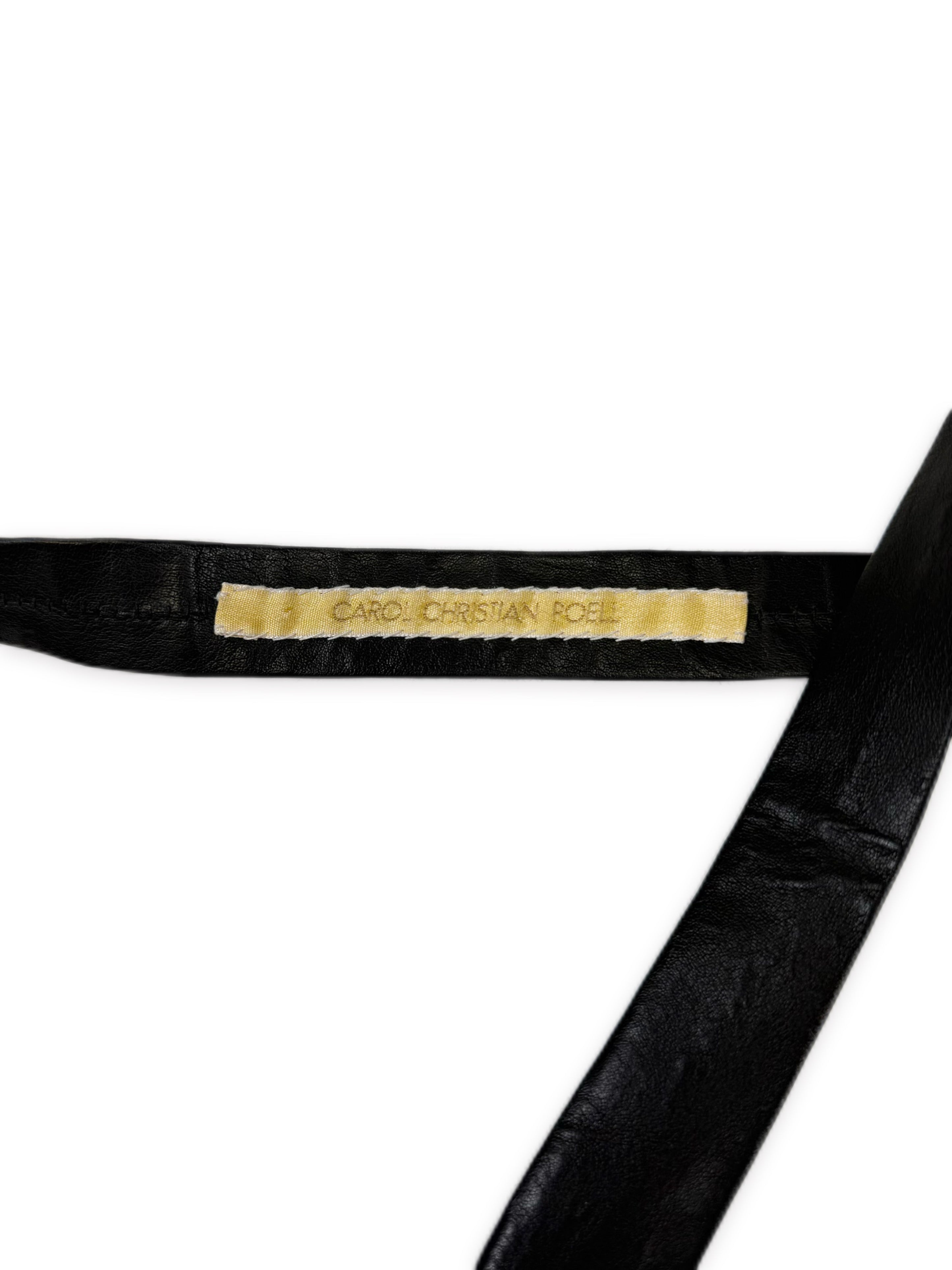SS06 Carol Christian Poell ‘Male’ Human Hair AM/2062 HAAR/10 Tie