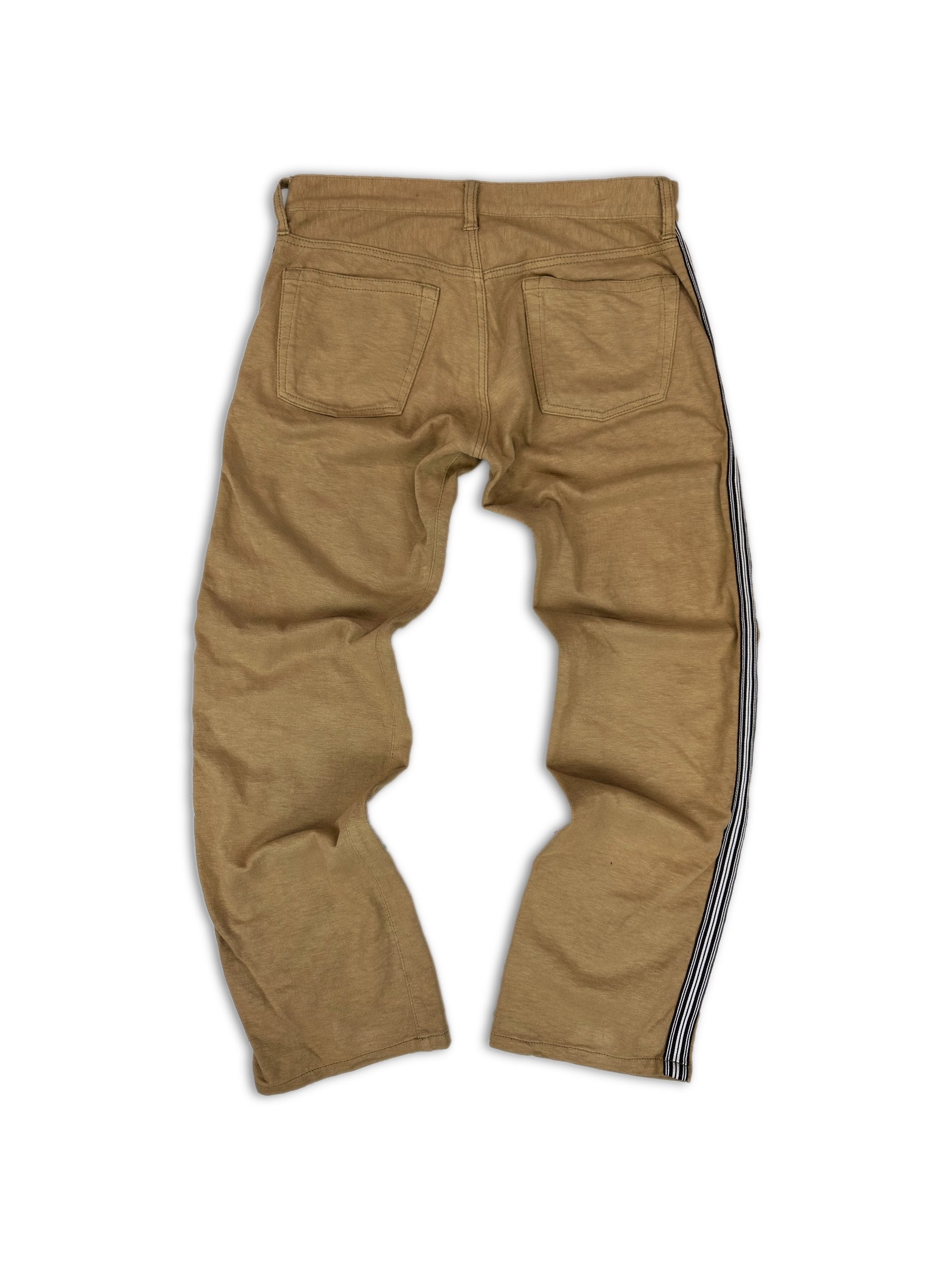 00s Comme des Garçons Homme ‘Striped’ Beige Denim