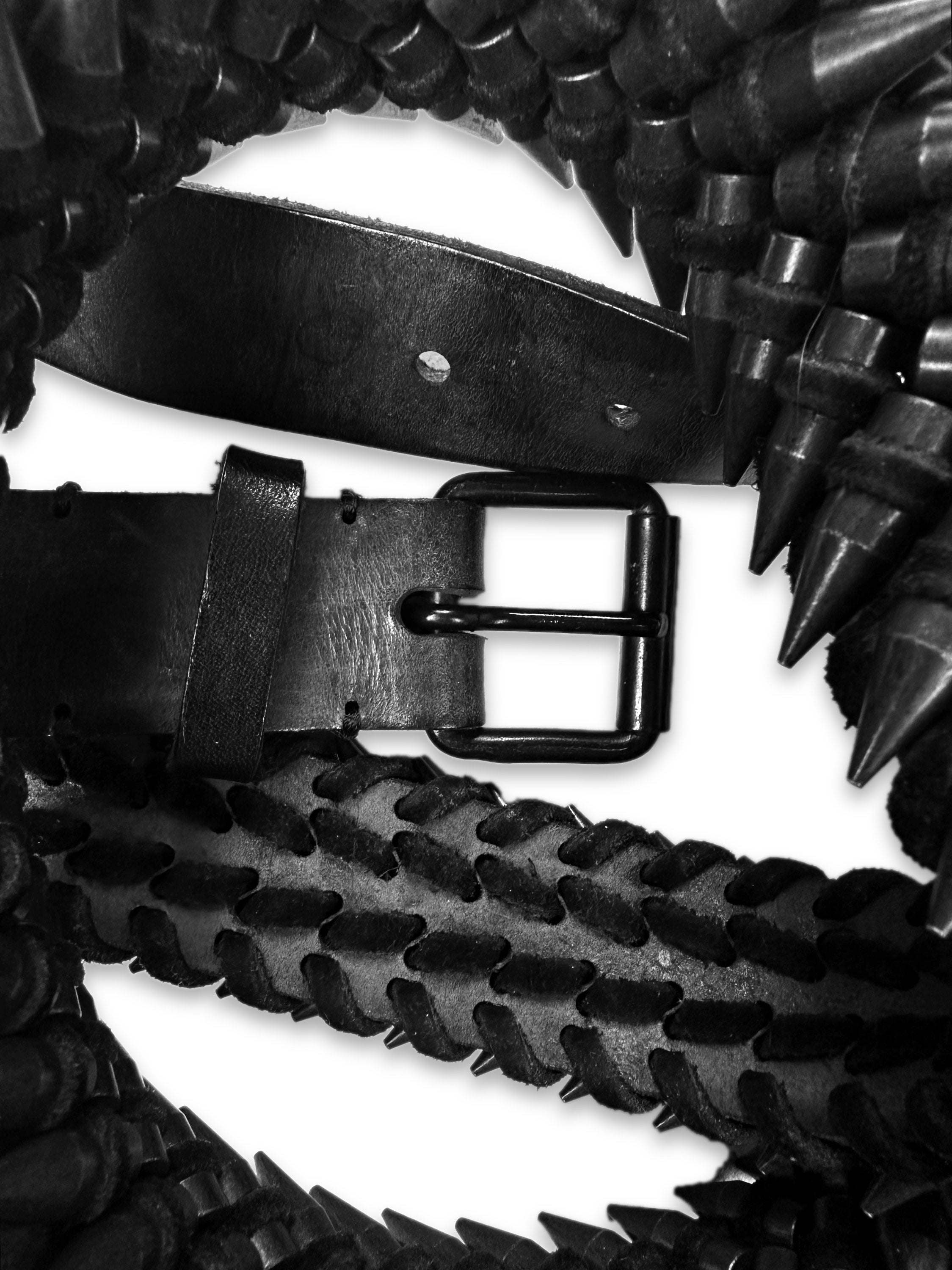 AW10 Balmain by Christophe Decarnin Leather ‘Bullet’ Belt