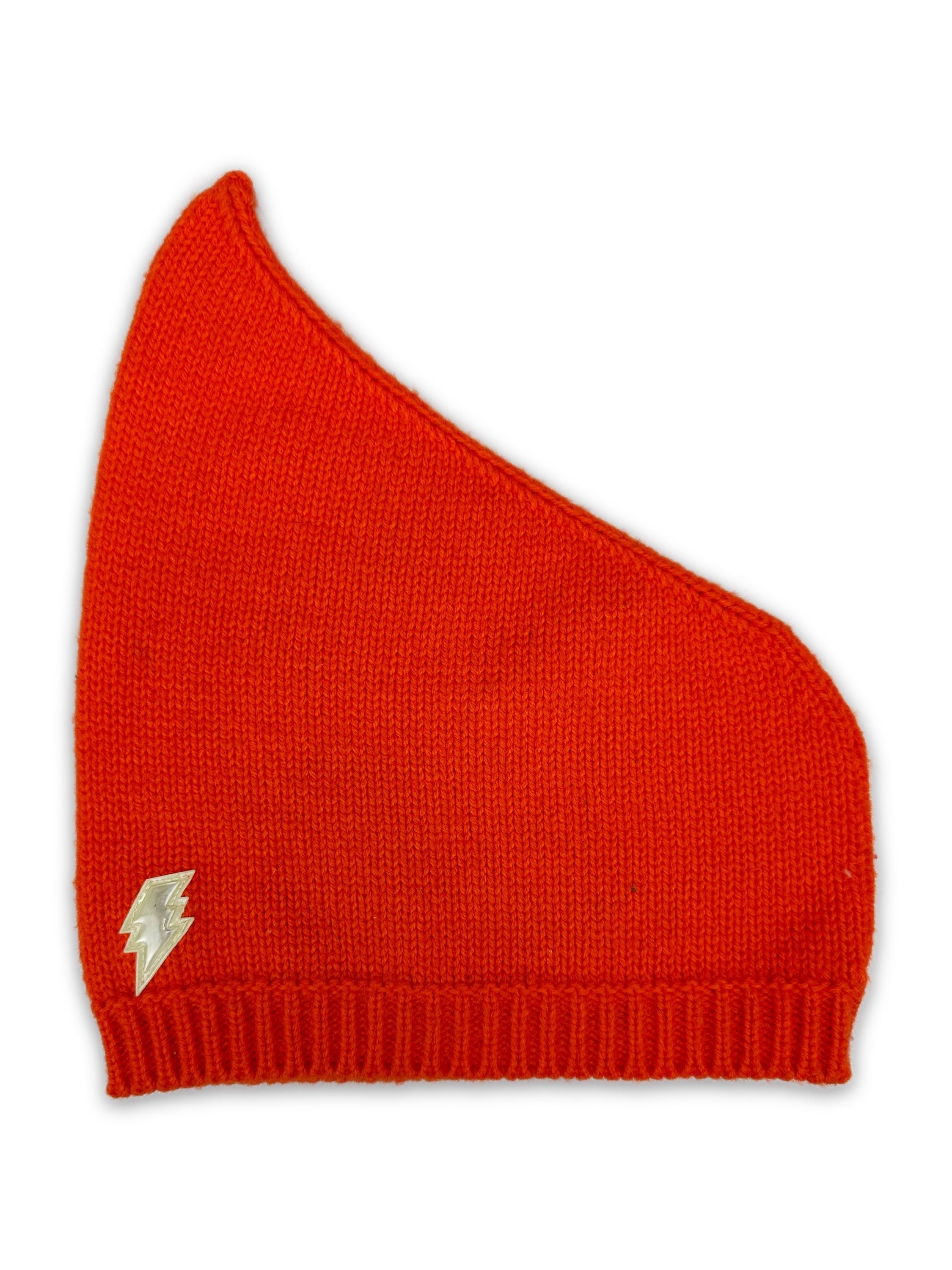 90s Walter Van Beirendonck ‘Shark Fin’ Neon Orange Beanie