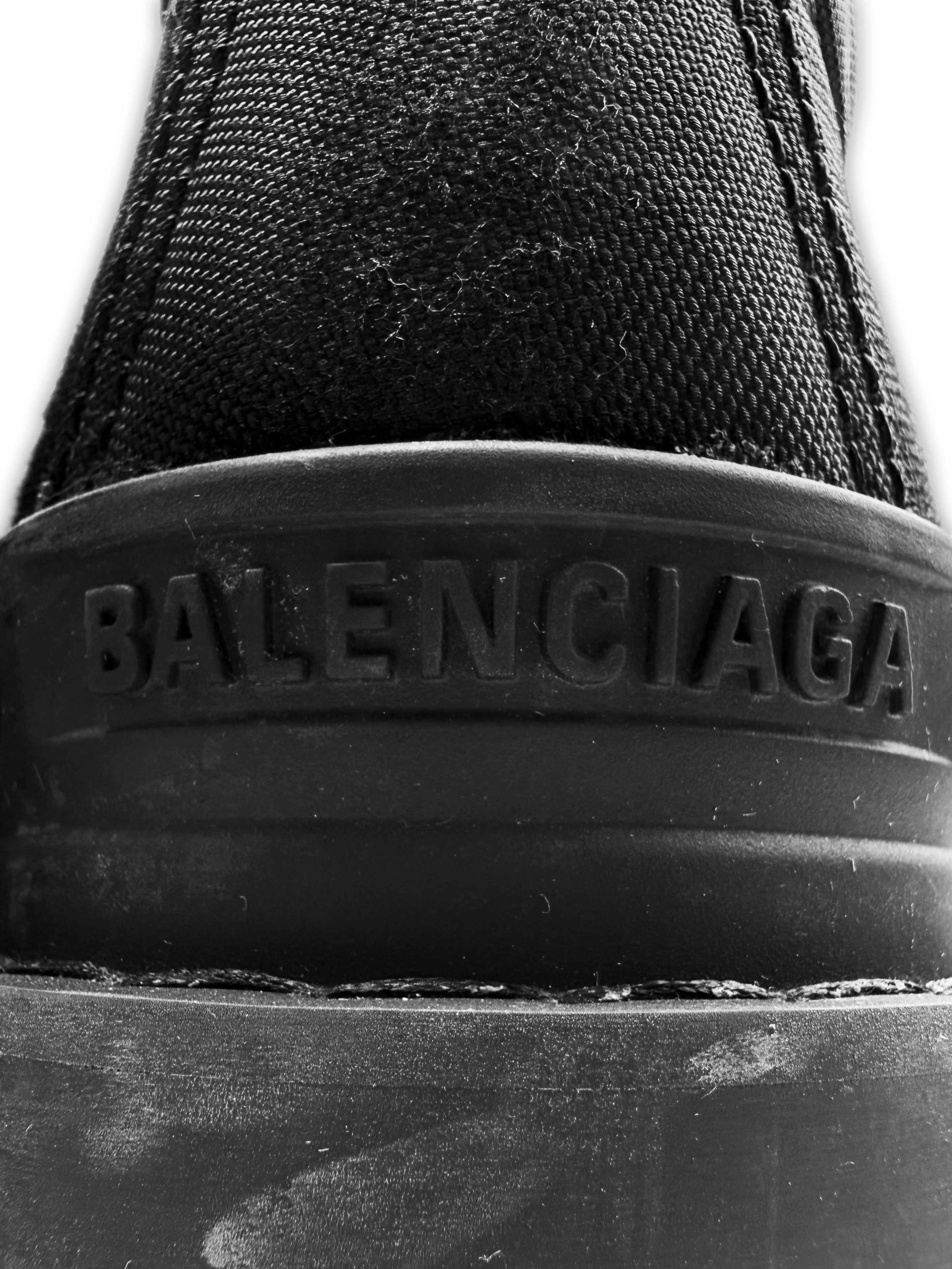 Balenciaga Canvas ‘Strike’ Black Hi-top Combat Boots