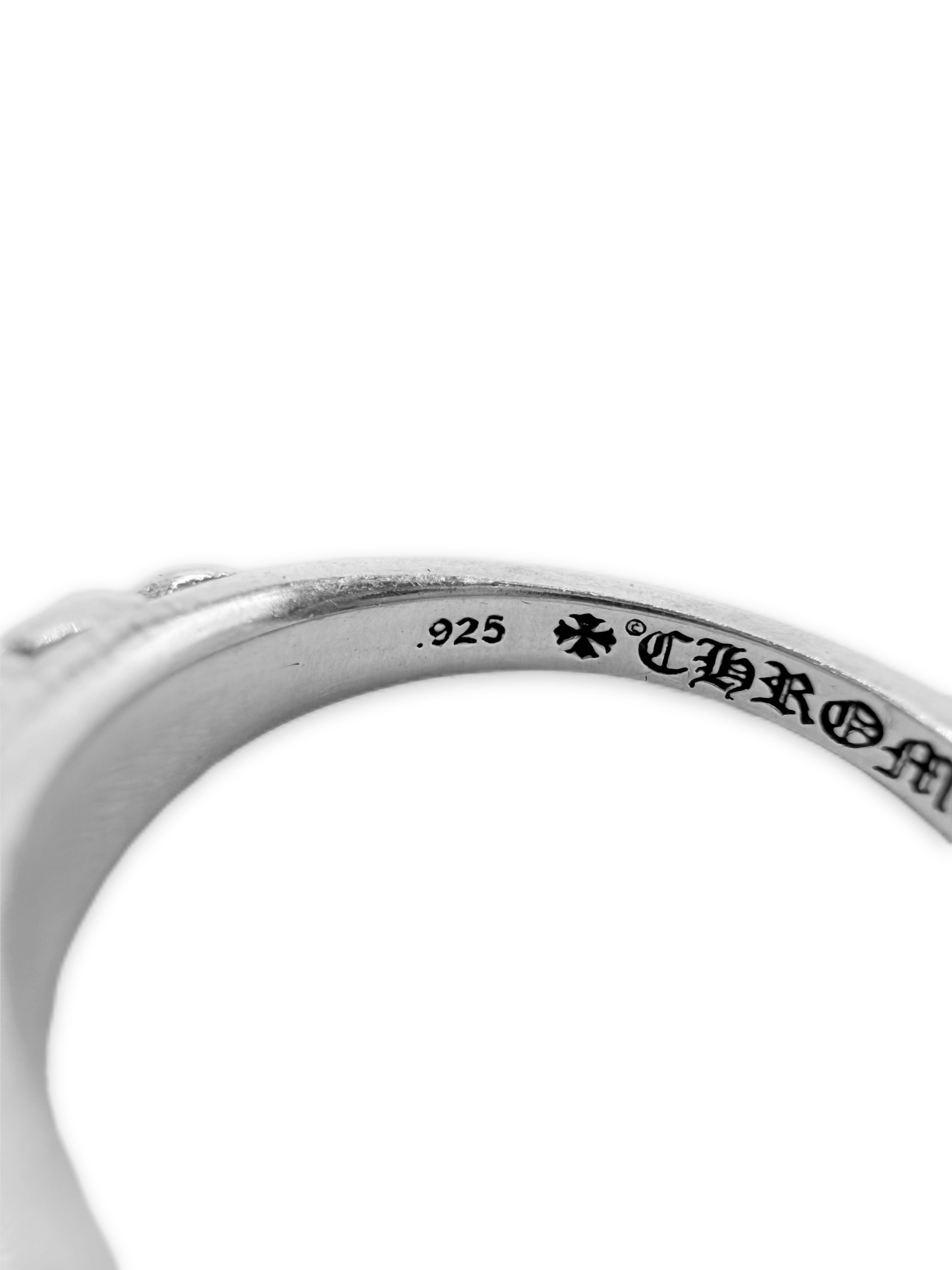 Chrome Hearts Pavé Sapphire Factory Set ‘Floral’ Ring