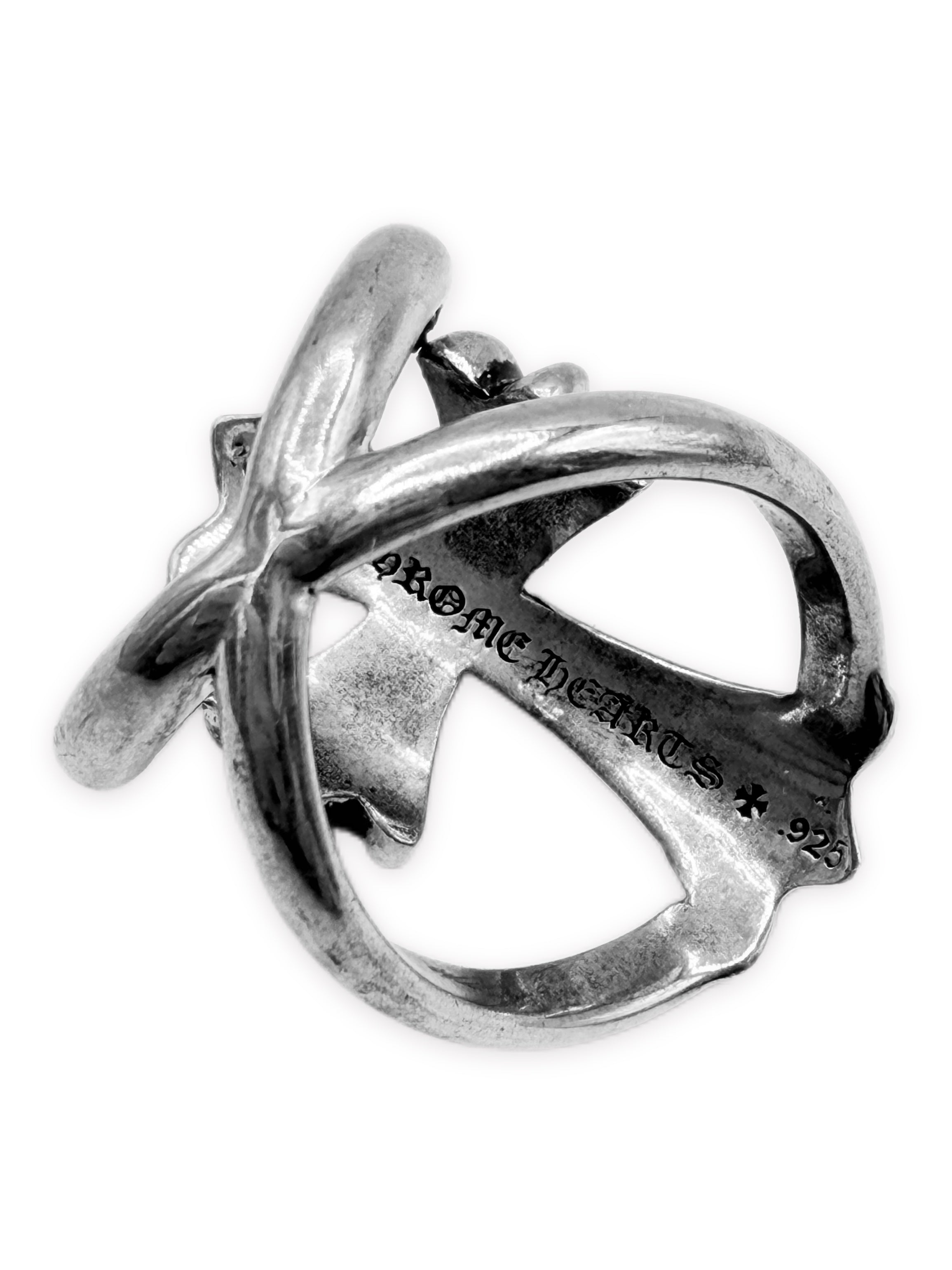 Chrome Hearts ‘Infinity’ .925 Silver Cross Ring