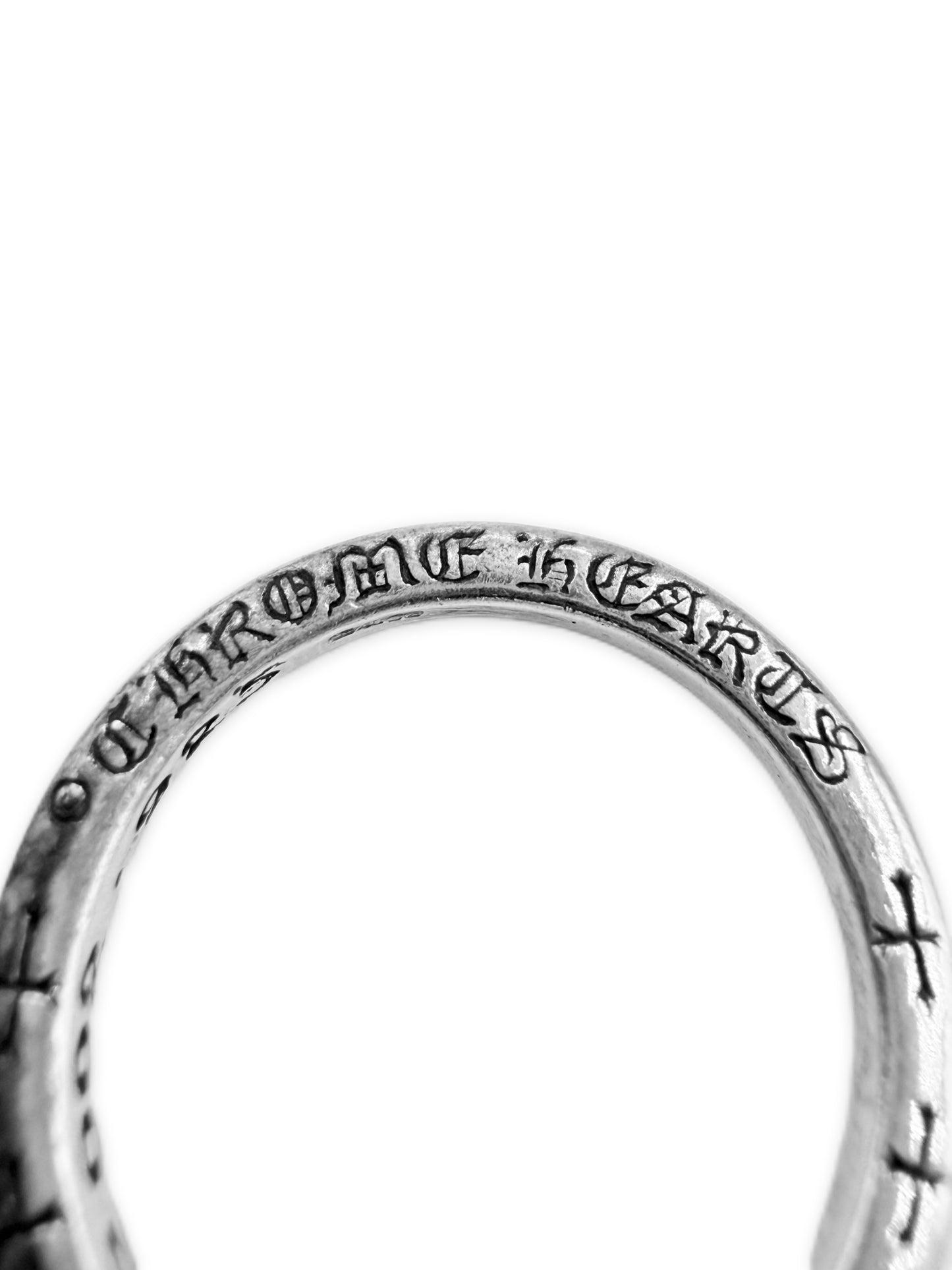 Chrome Hearts Fleur Ring Eyewear .925 Silver 30 in Necklace