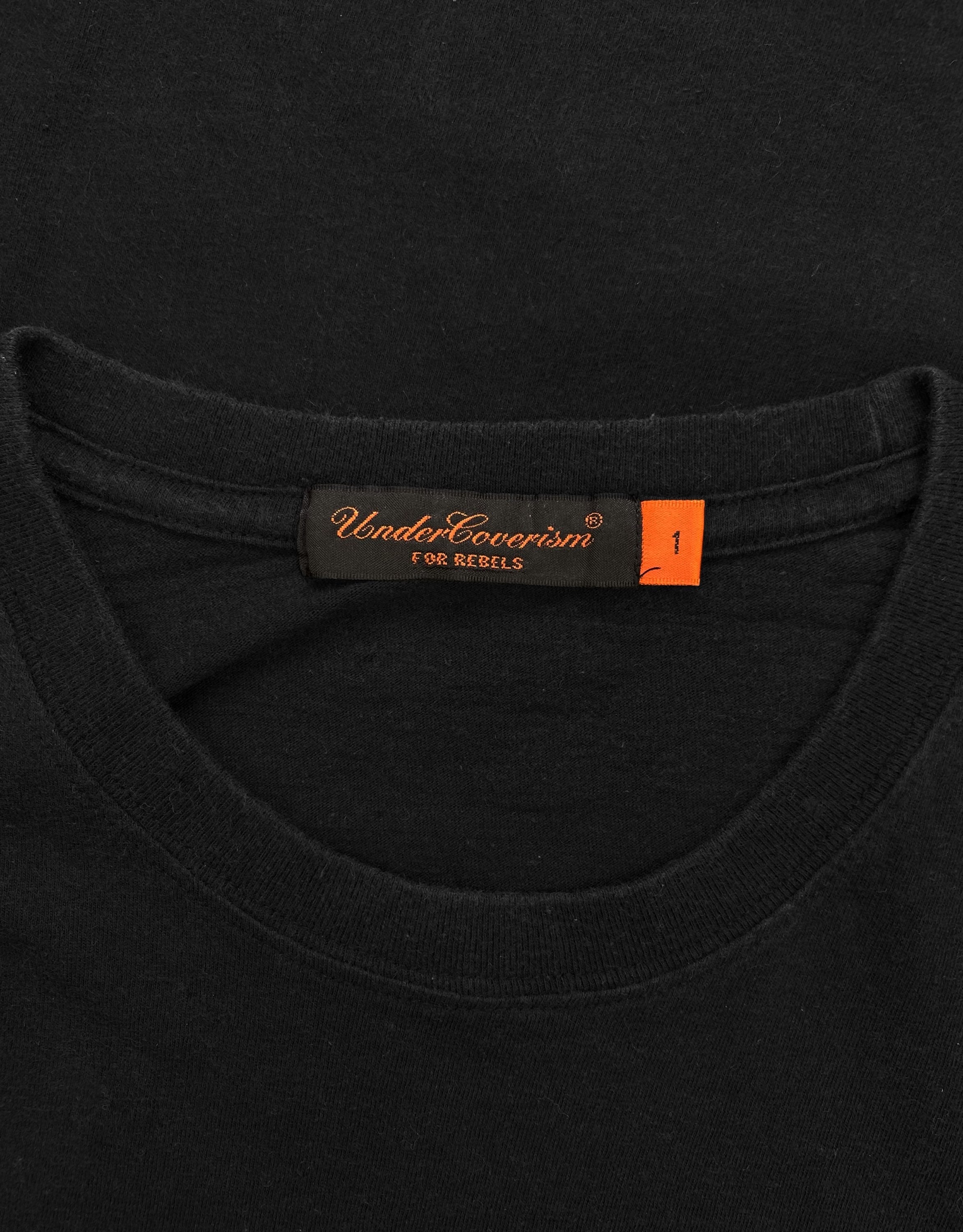 Undercover ‘Nirvana’ Mirrored Logo Black Graphic T-Shirt