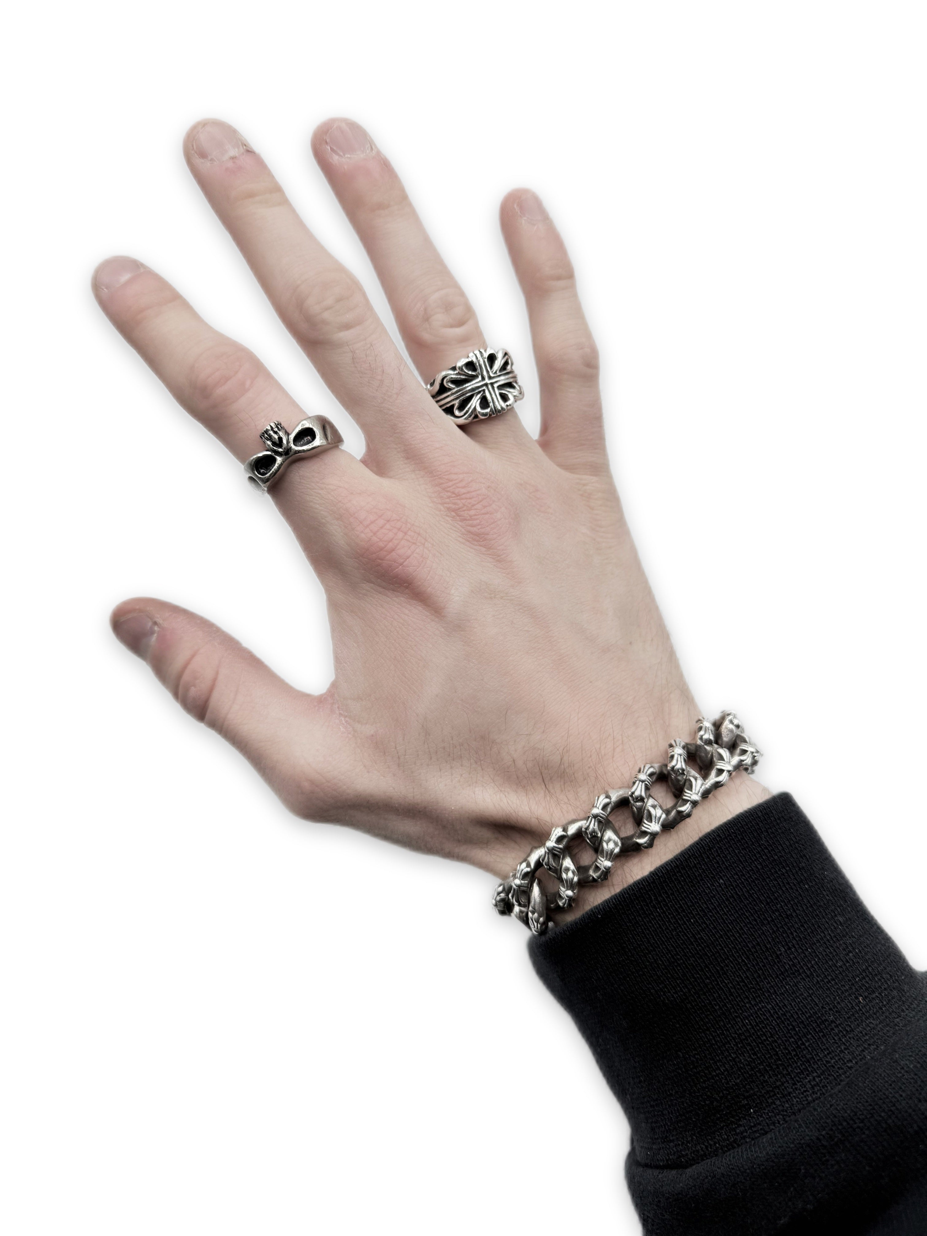 Chrome Hearts Extra Fancy Cuban Link Lobster Clasp Bracelet