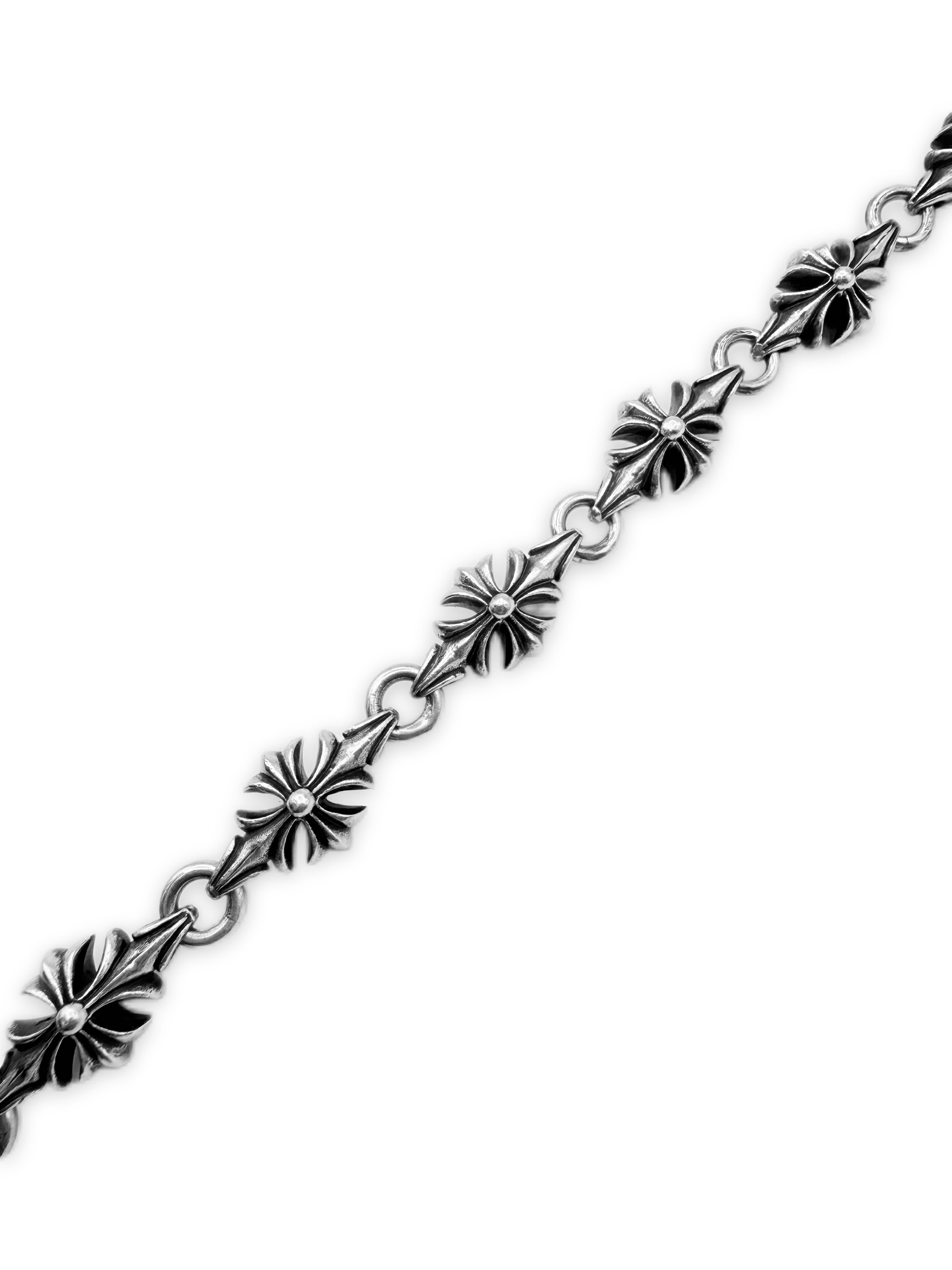 Chrome Hearts Plus Cut Out S Clasp 24 in .925 Silver Wallet Chain