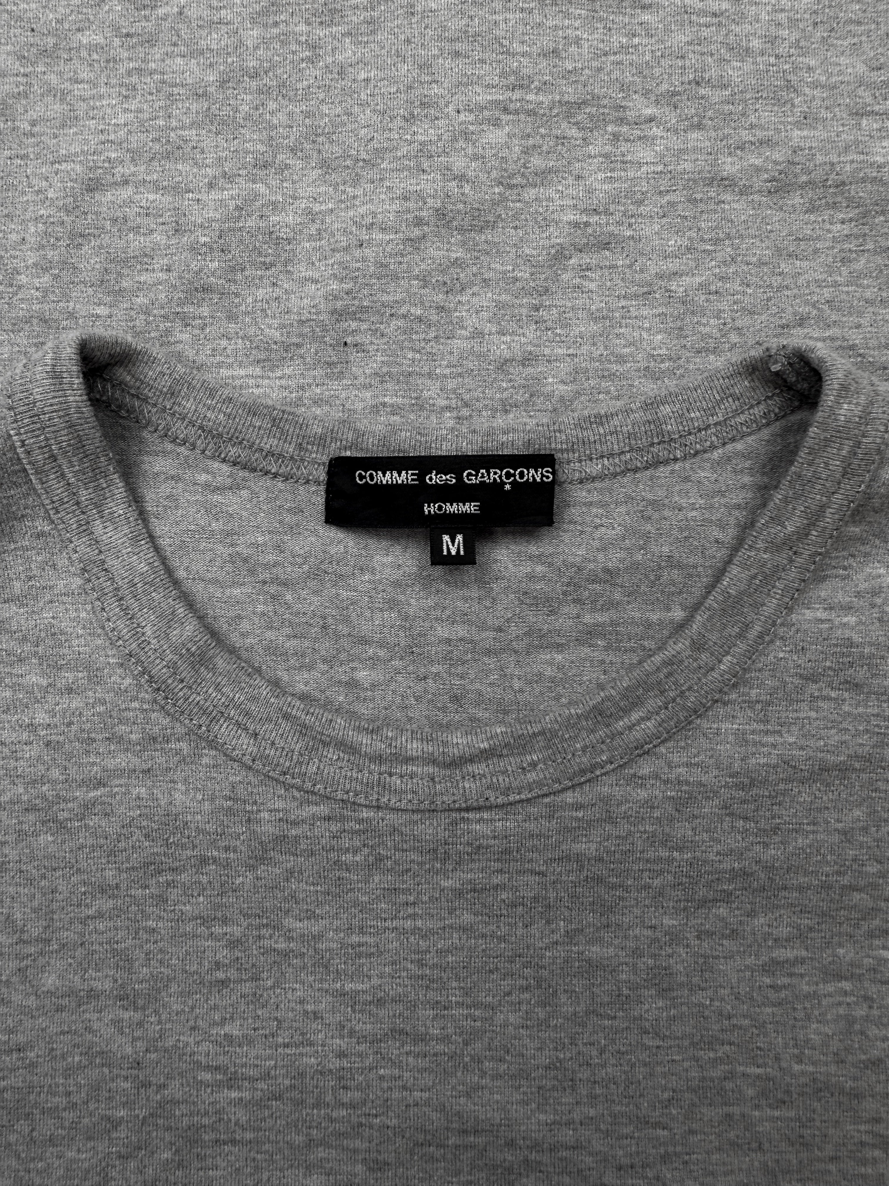 Comme des Garçons Homme Grey ‘Logo’ T-Shirt