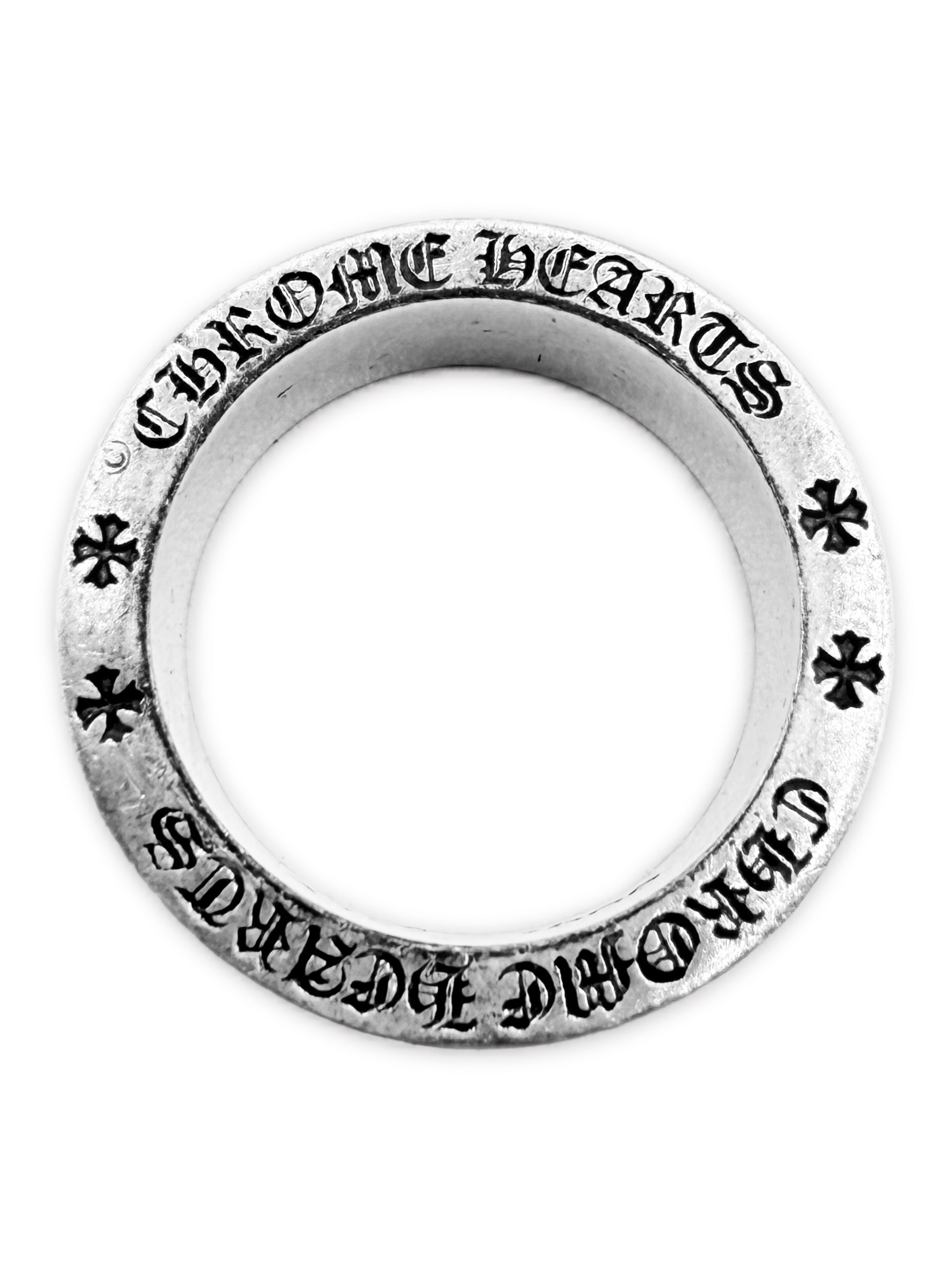 Chrome Hearts Mini Plus Monogram .925 Silver Ring