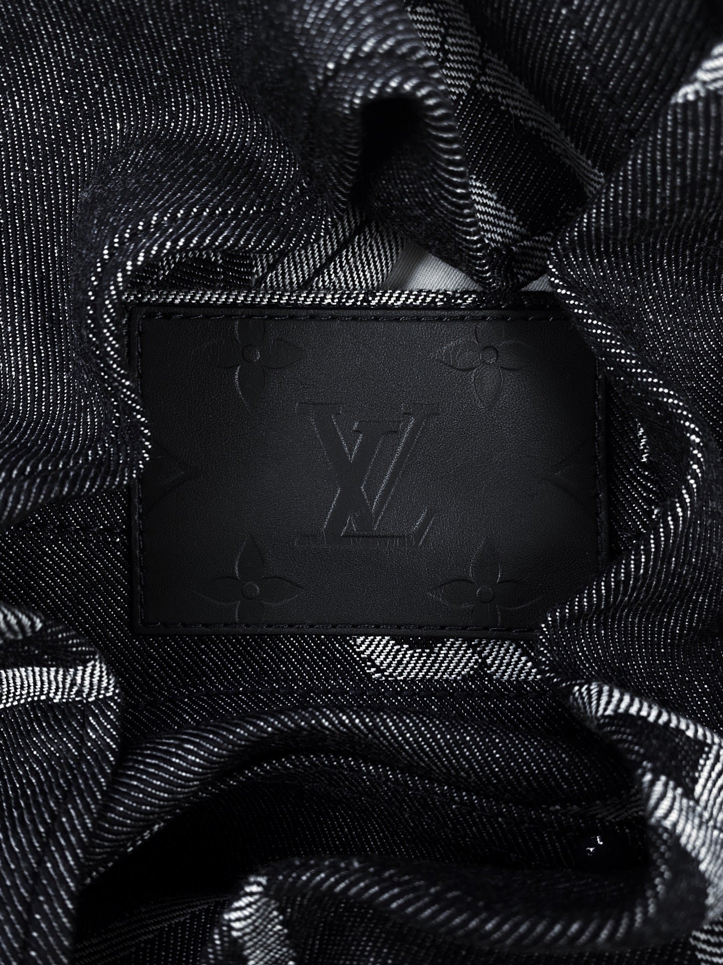 SS20 Louis Vuitton by Virgil Abloh ‘Chain’ Woven Charcoal Denim