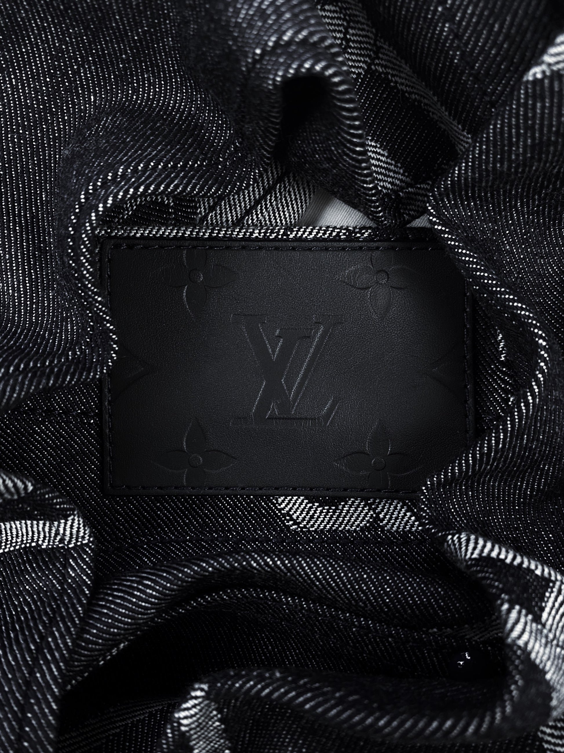 SS20 Louis Vuitton by Virgil Abloh ‘Chain’ Woven Charcoal Denim